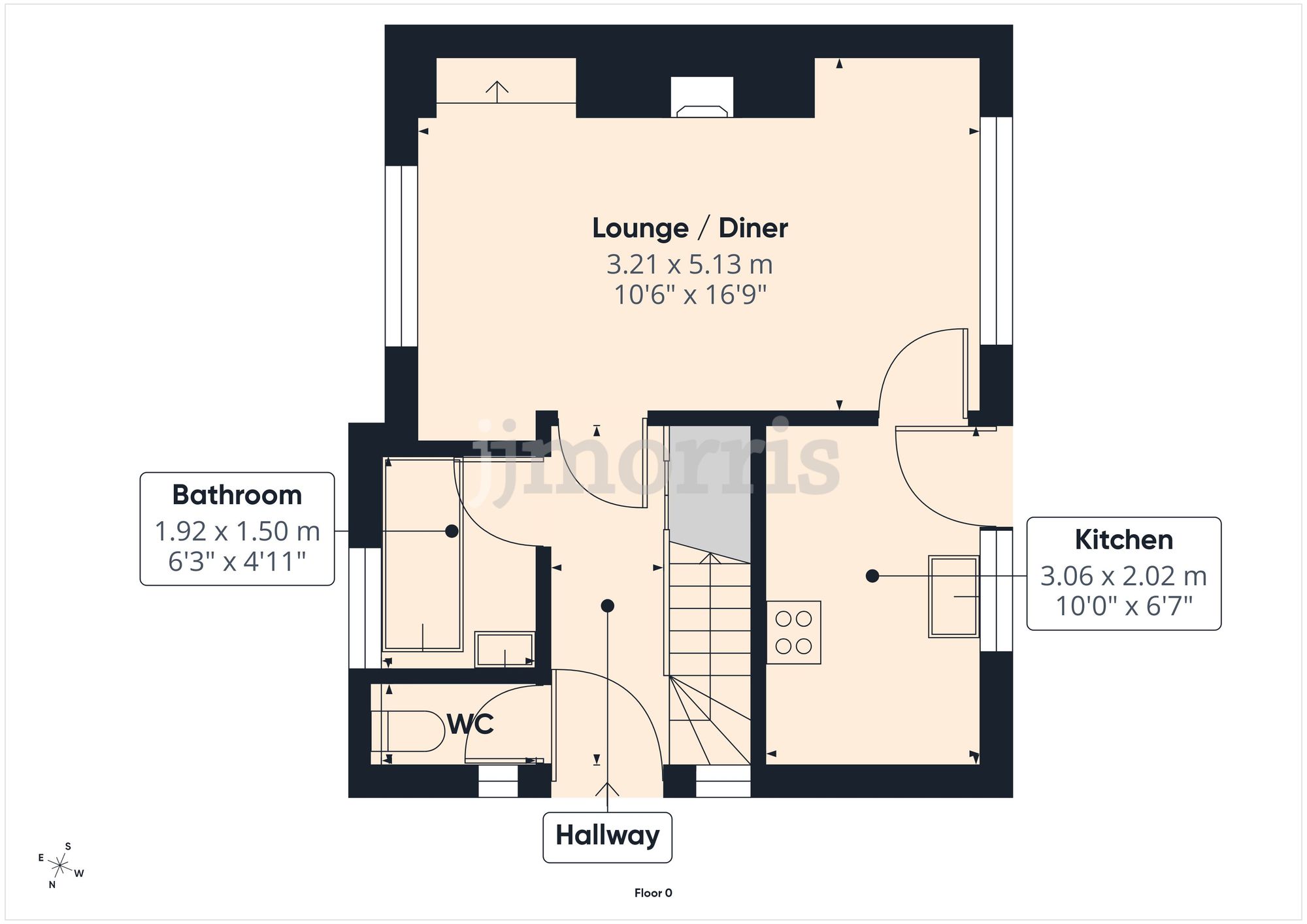 Floorplan for Ryelands Place, Kilgetty, SA68