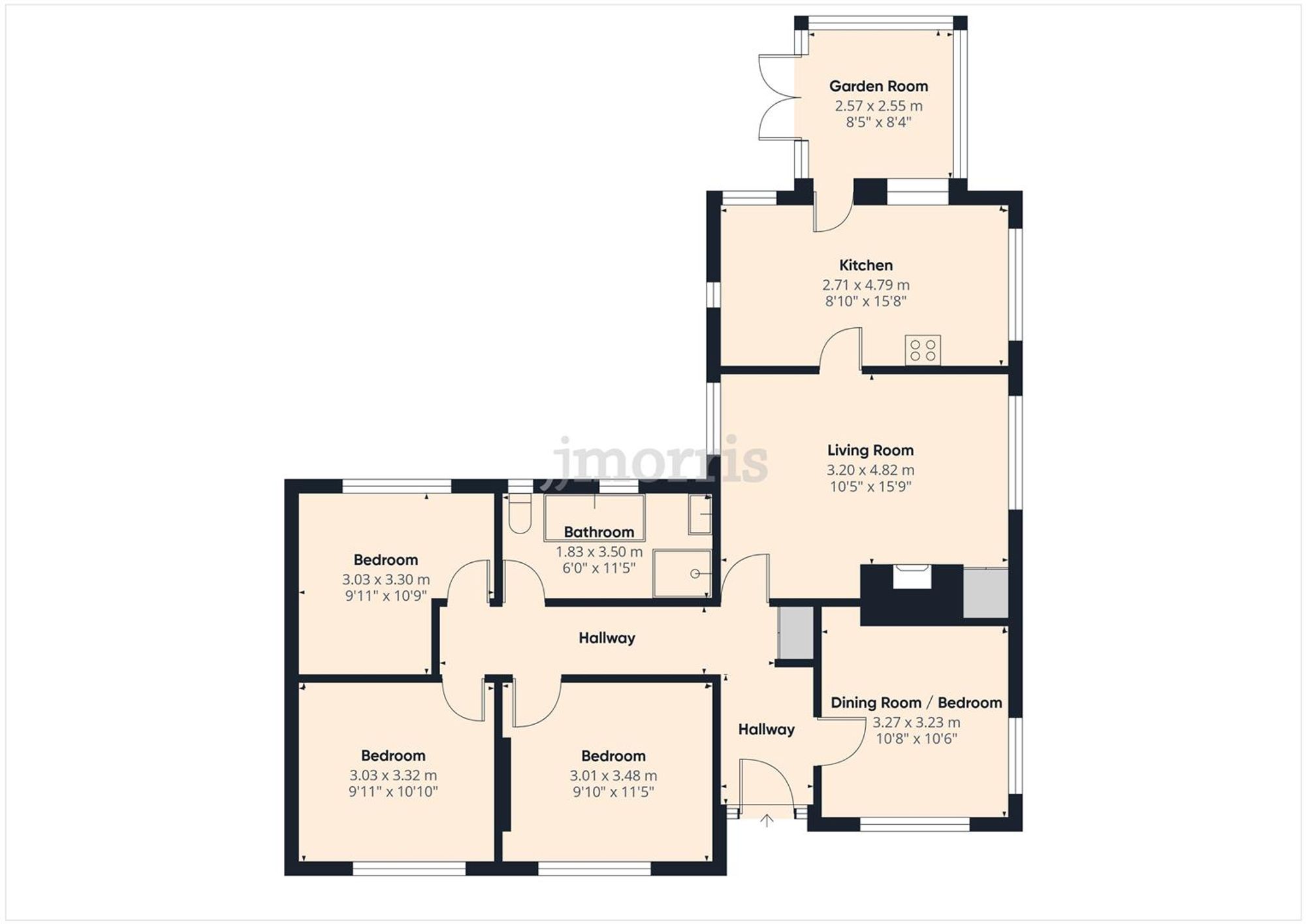 Floorplan for Llanfallteg, Whitland, SA34