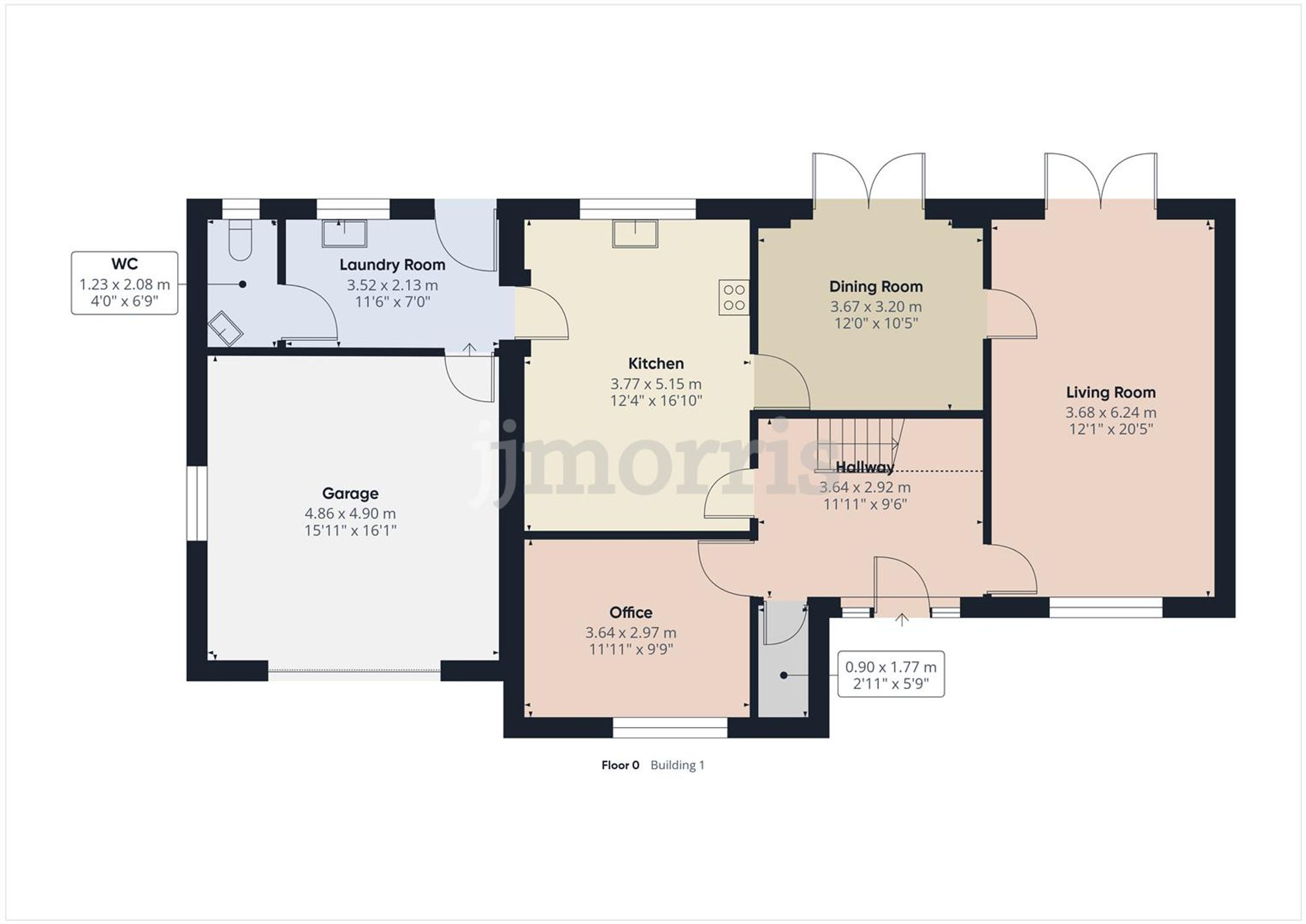 Floorplan for Pentre'r Bryn, Llandysul, SA44