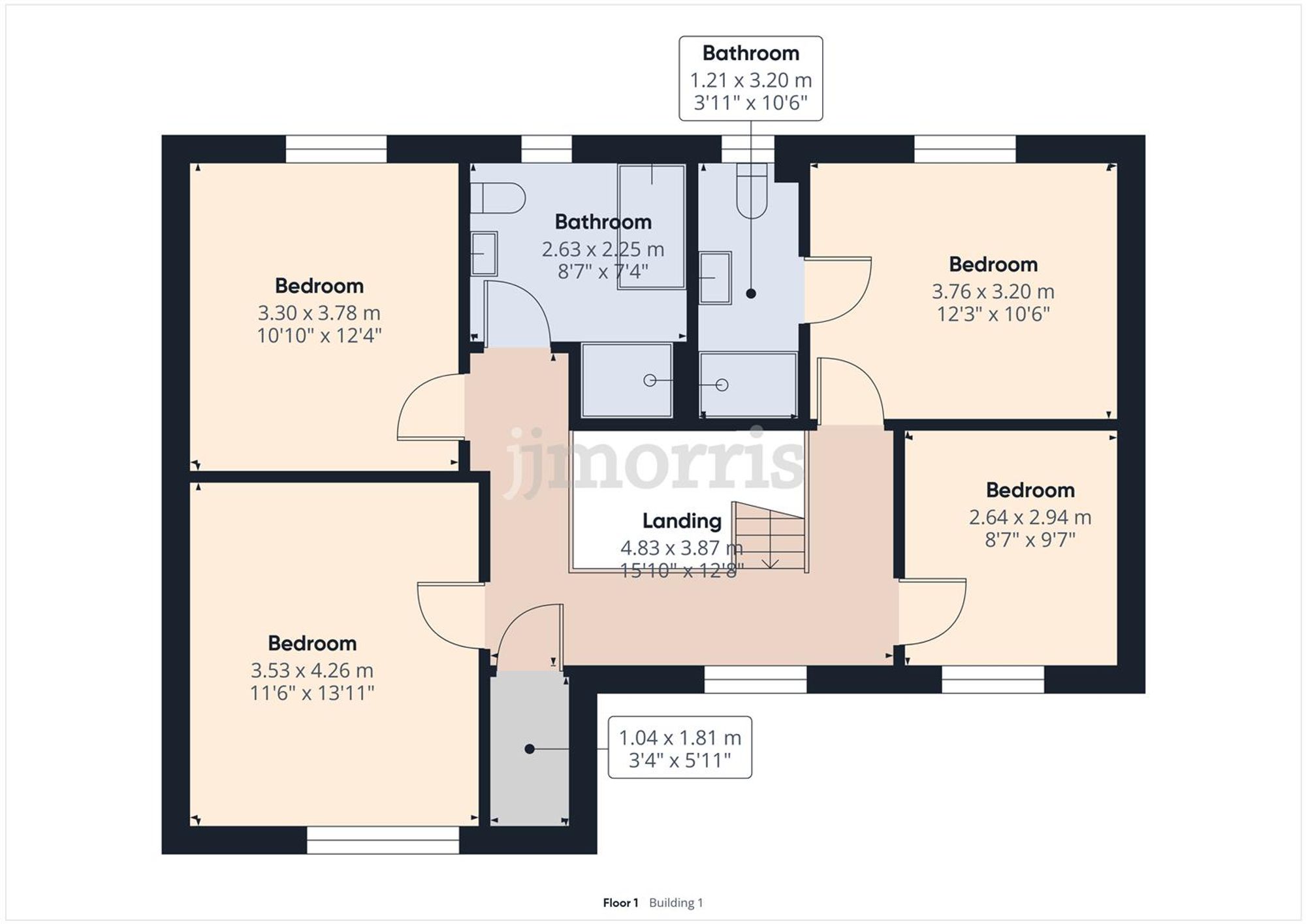 Floorplan for Pentre'r Bryn, Llandysul, SA44