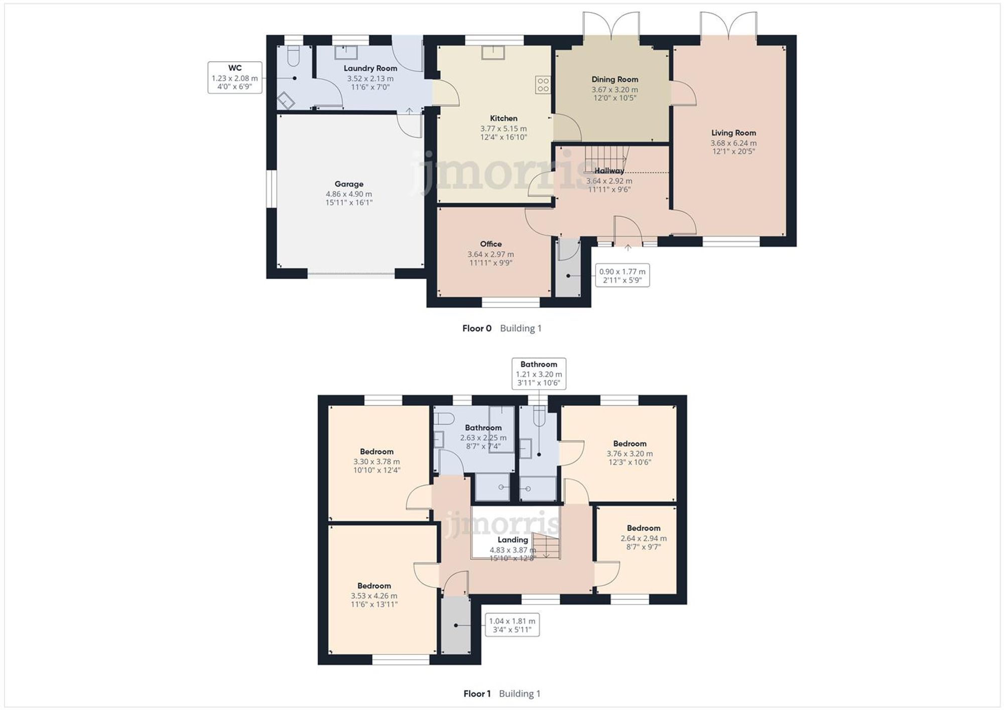 Floorplan for Pentre'r Bryn, Llandysul, SA44