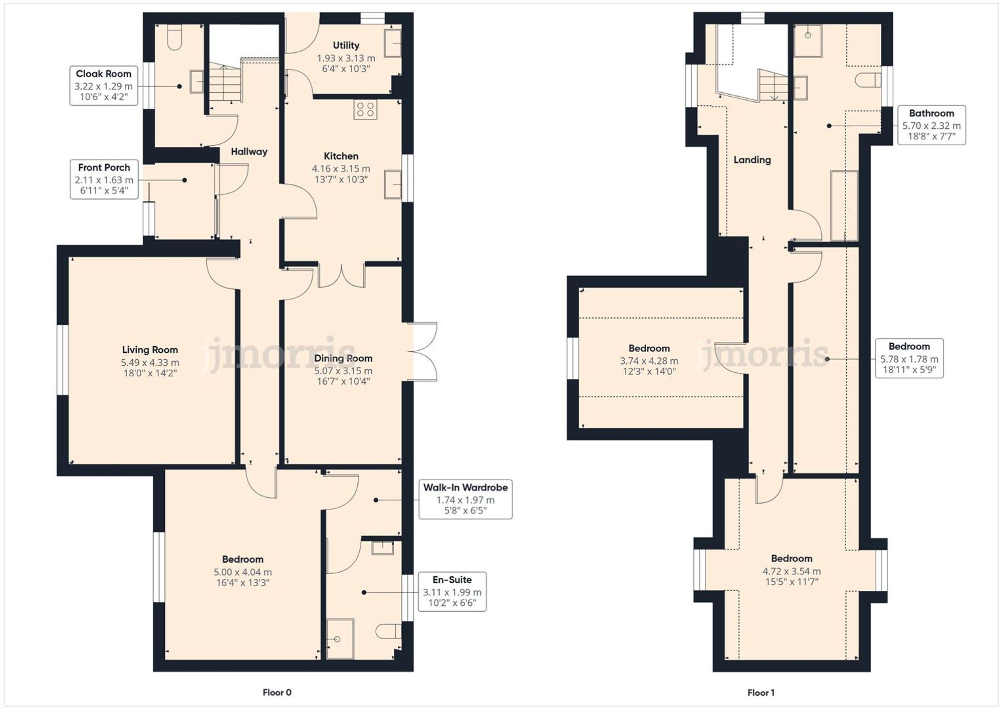 Floorplan for Llanddewi Velfrey, Narberth, SA67