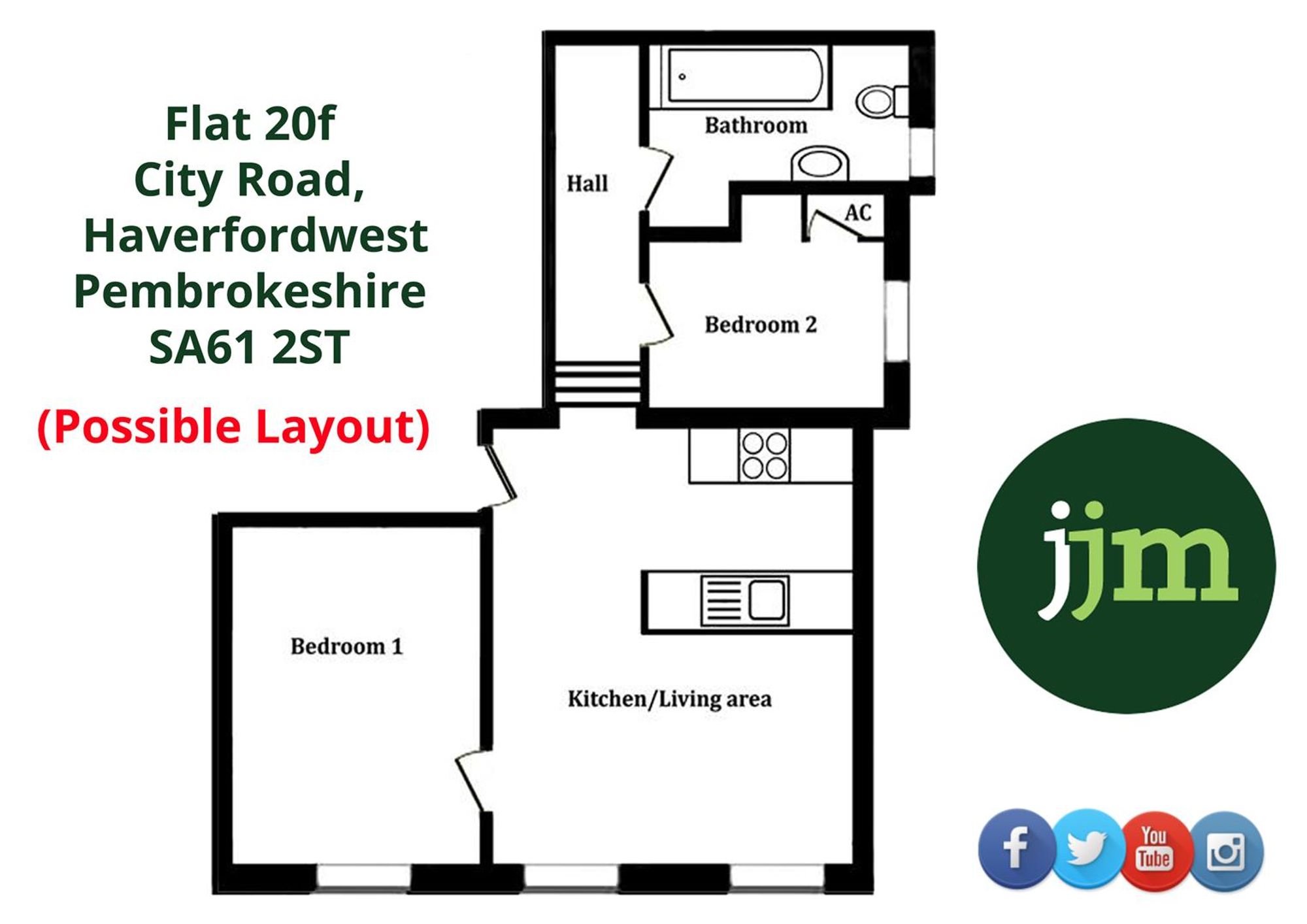 Floorplan for City Road, Haverfordwest, SA61