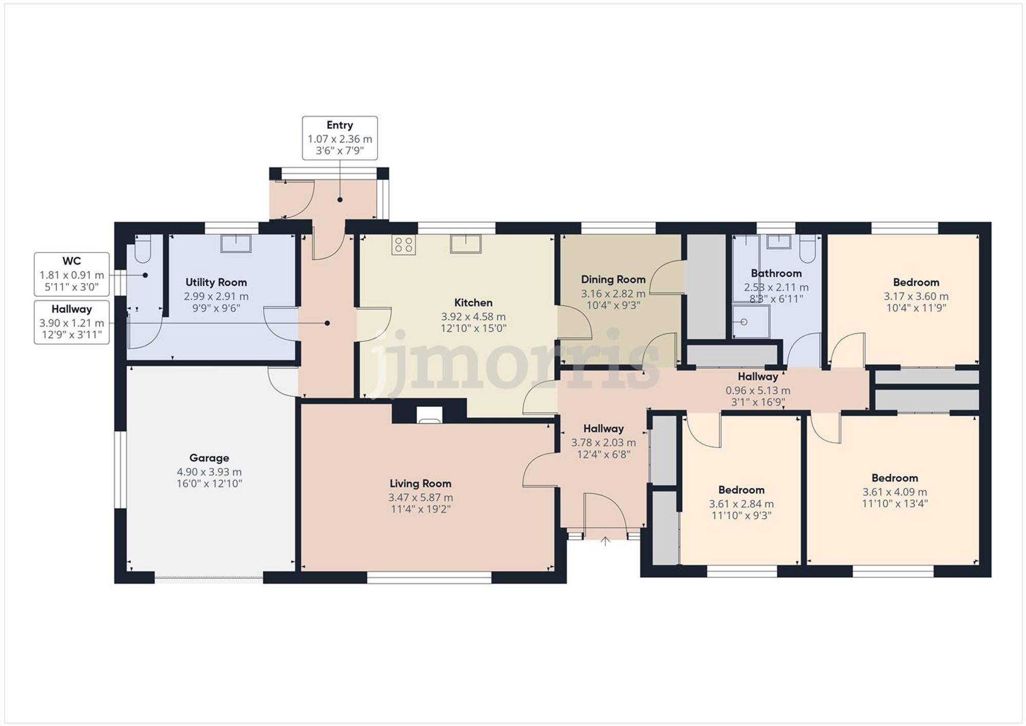 Floorplan for Capel Iwan Road, Newcastle Emlyn, SA38