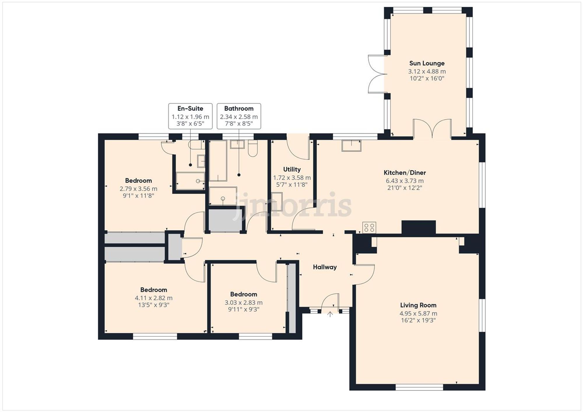 Floorplan for Llanglydwen, Whitland, SA34