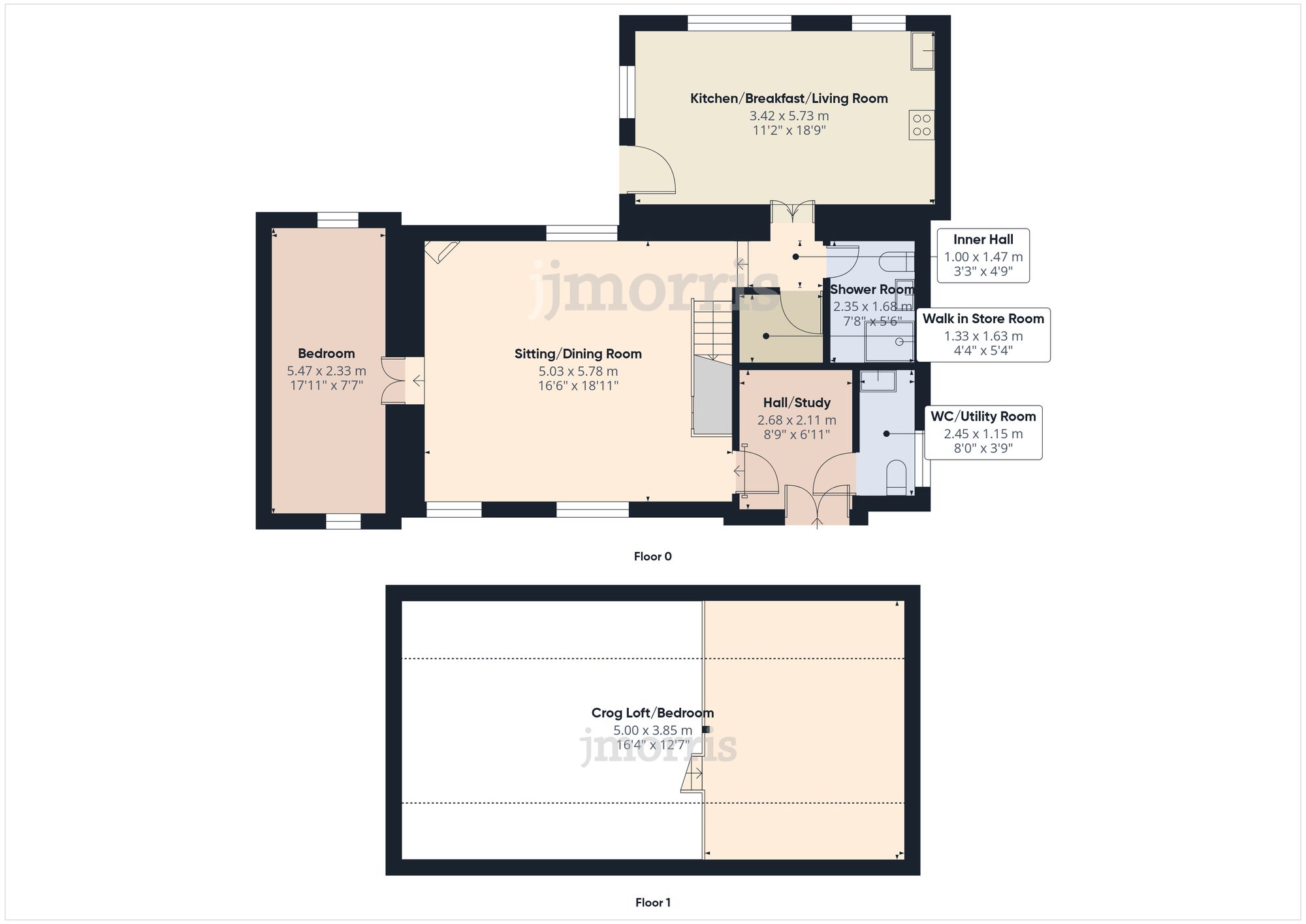 Floorplan for Dwrbach, Fishguard, SA65