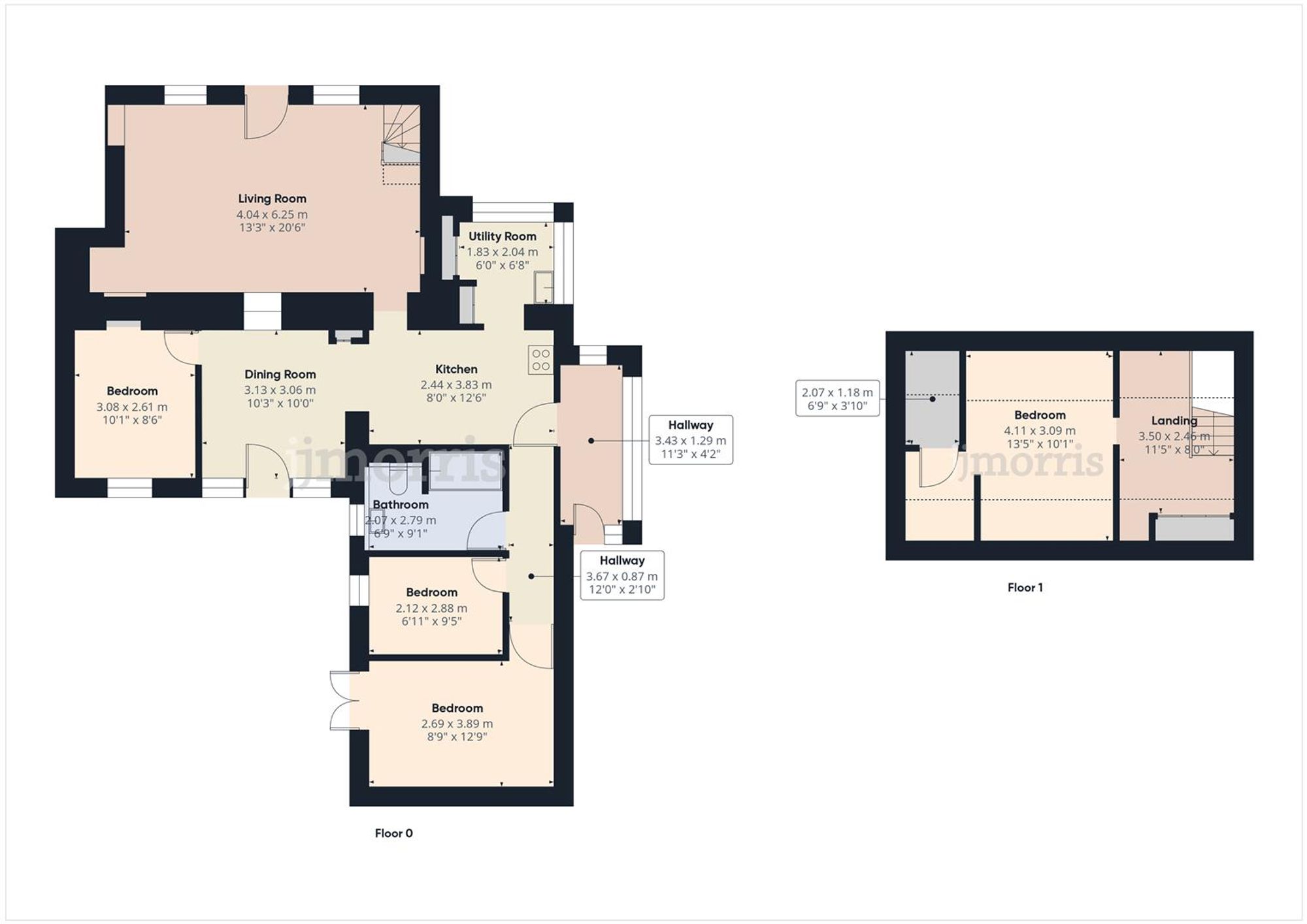 Floorplan for Pentre-Cwrt, Llandysul, SA44