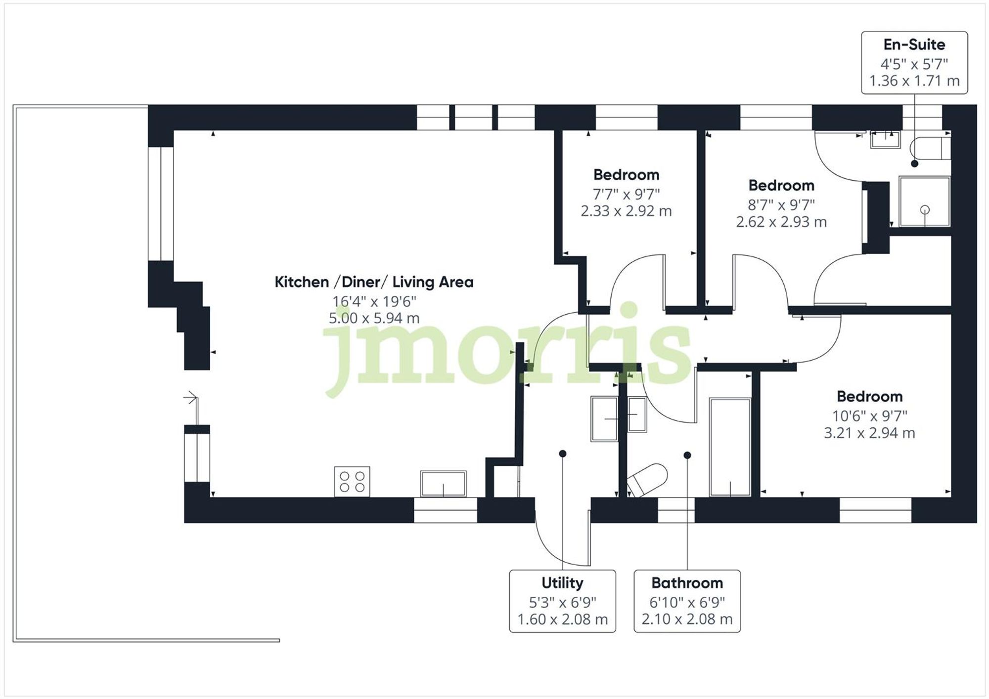 Floorplan for New Park, Landshipping, SA67