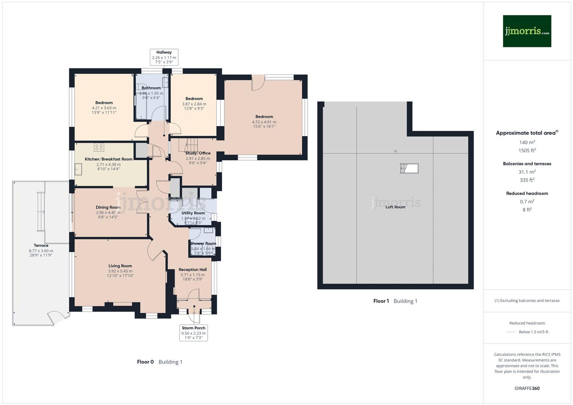 Floorplan for Tir Treharne, Newport, SA42