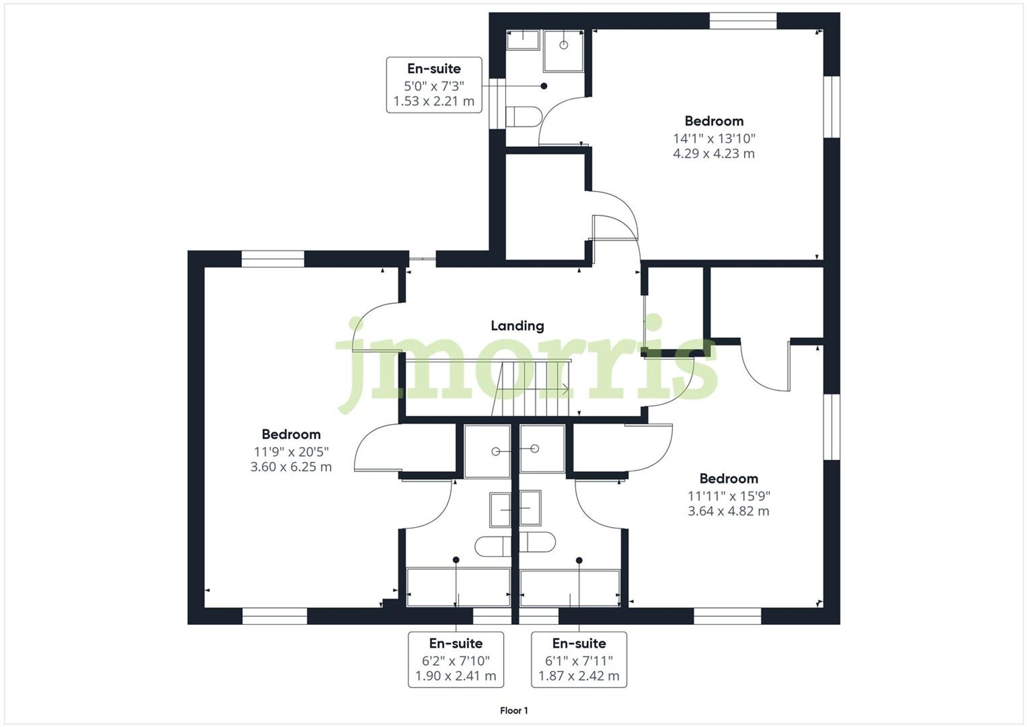 Floorplan for Ashburton Grove, Princes Gate, SA67