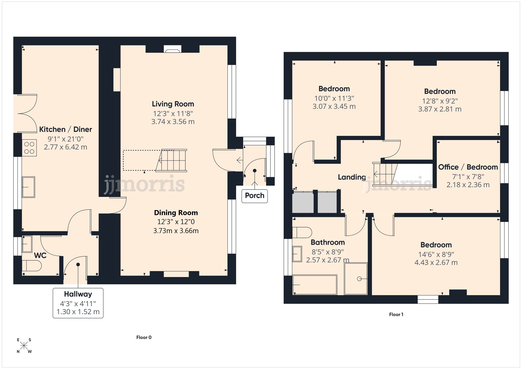 Floorplan for Pont-Shan, Narberth, SA67