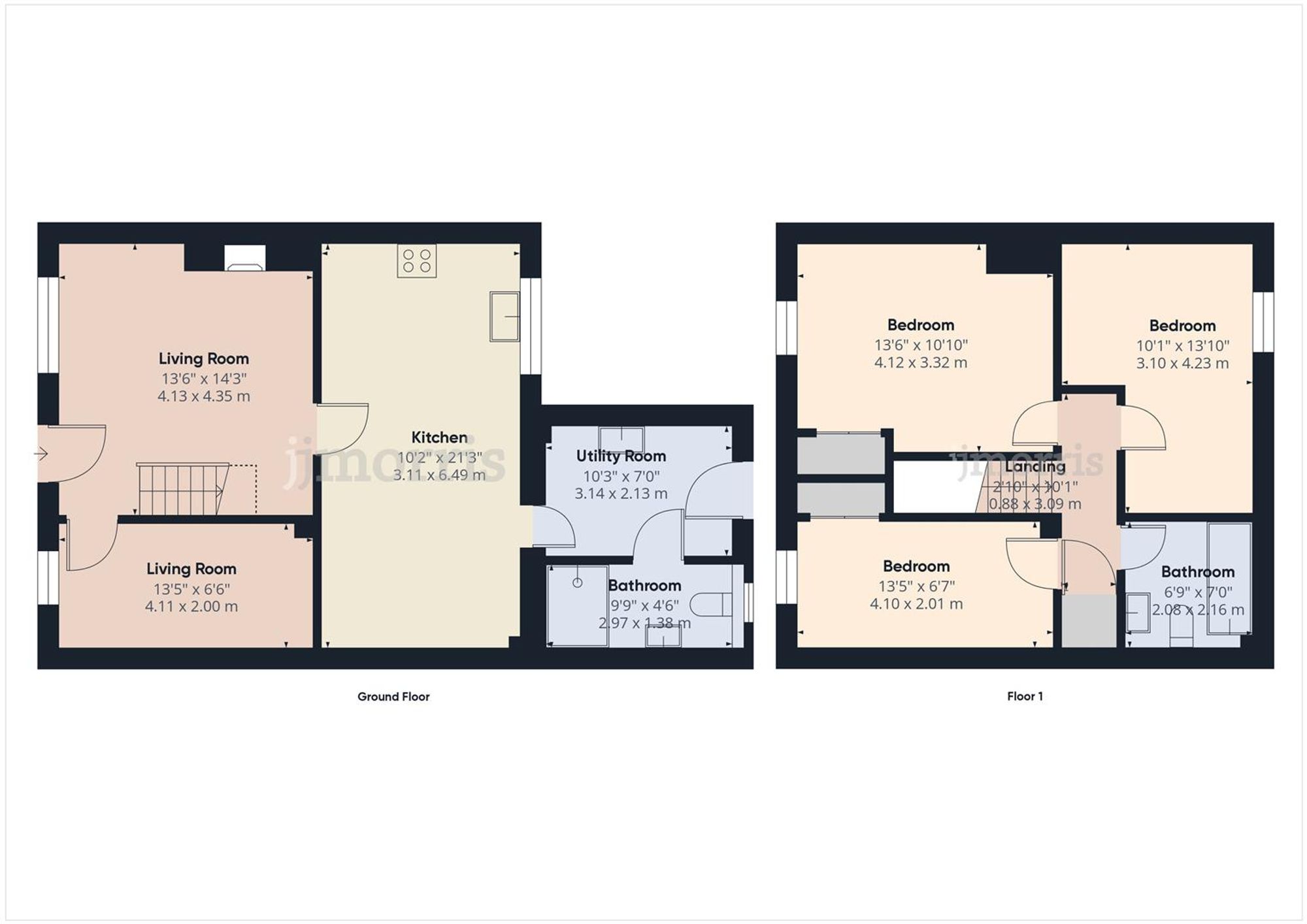 Floorplan for 7 Gerddi Windsor, Newport, SA42