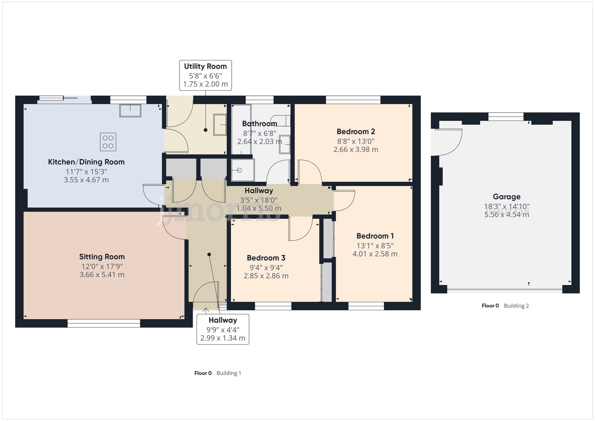 Floorplan for Tir Treharne, Newport, SA42
