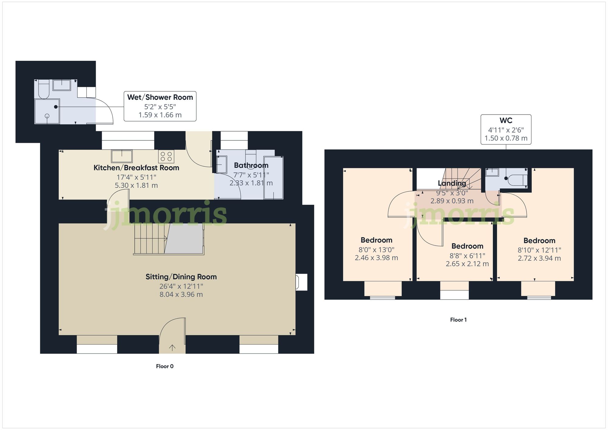 Floorplan for Ffordd Y Felin, Trefin, SA62
