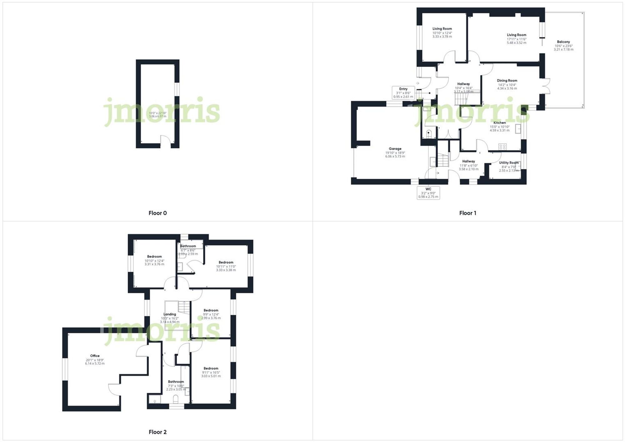 Floorplan for 22 Heol Caradog, Fishguard, SA65