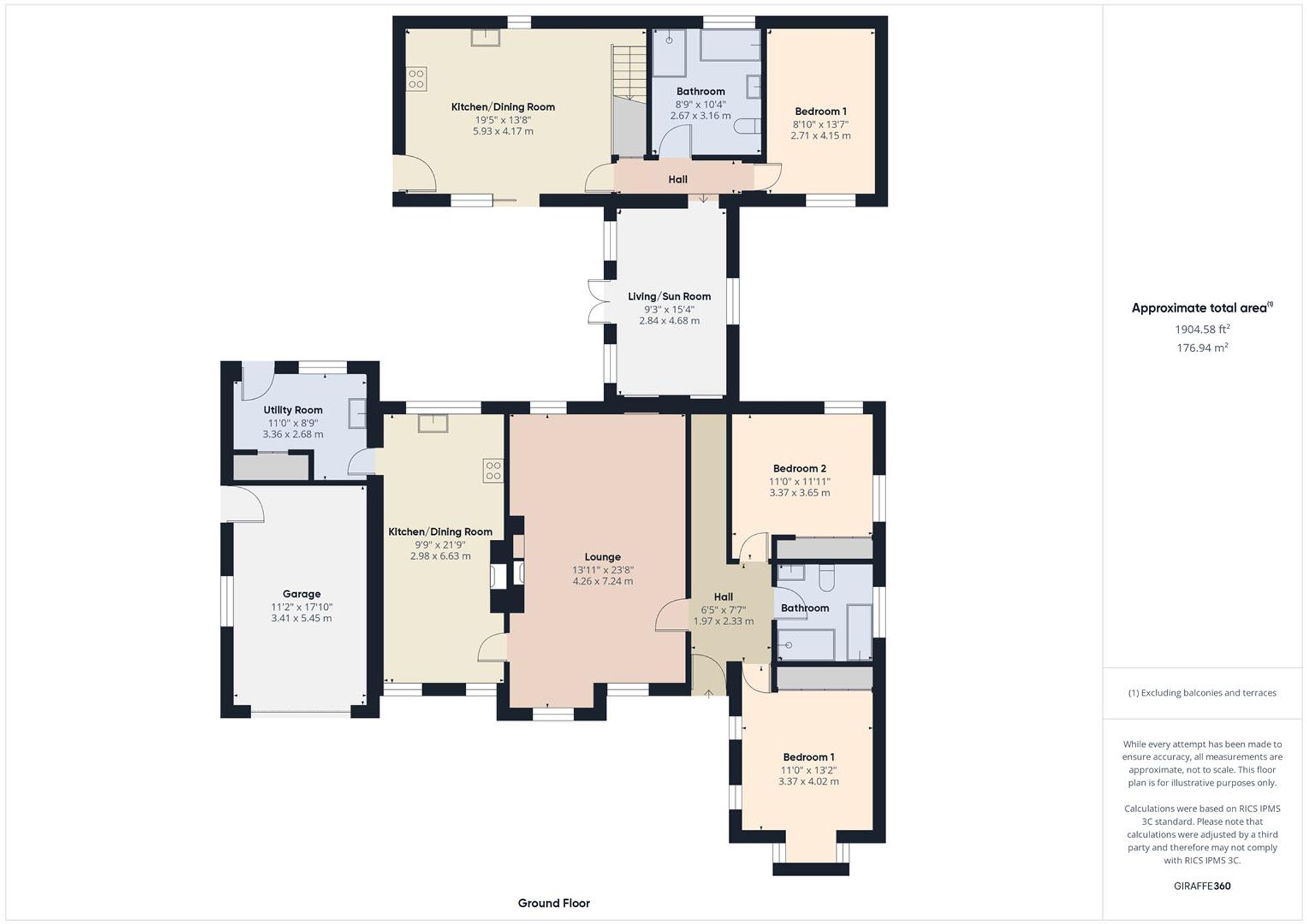 Floorplan for Llanteg, Narberth, SA67