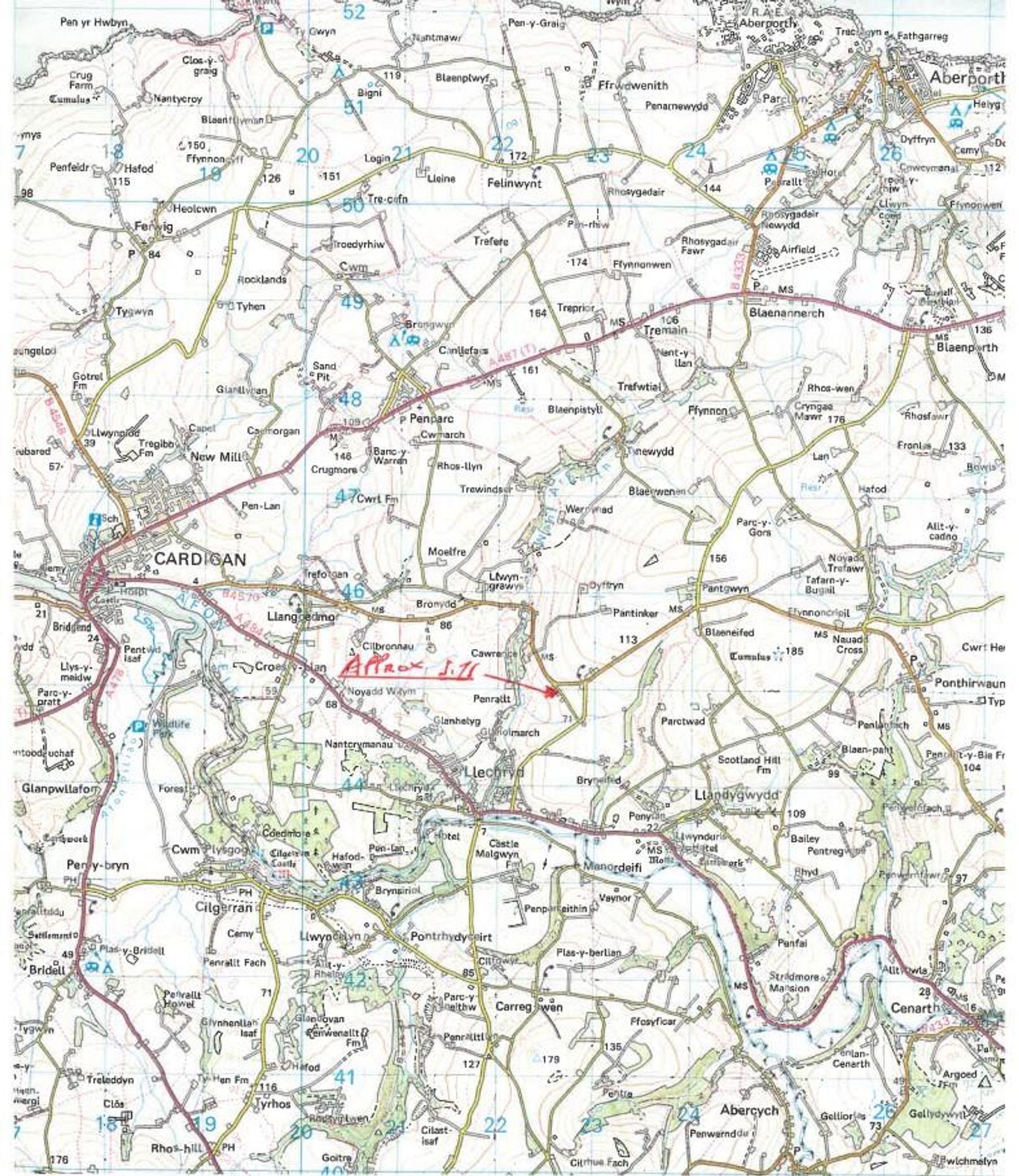 Floorplan for Near Ffosyteilwr, Llangoedmor, SA43
