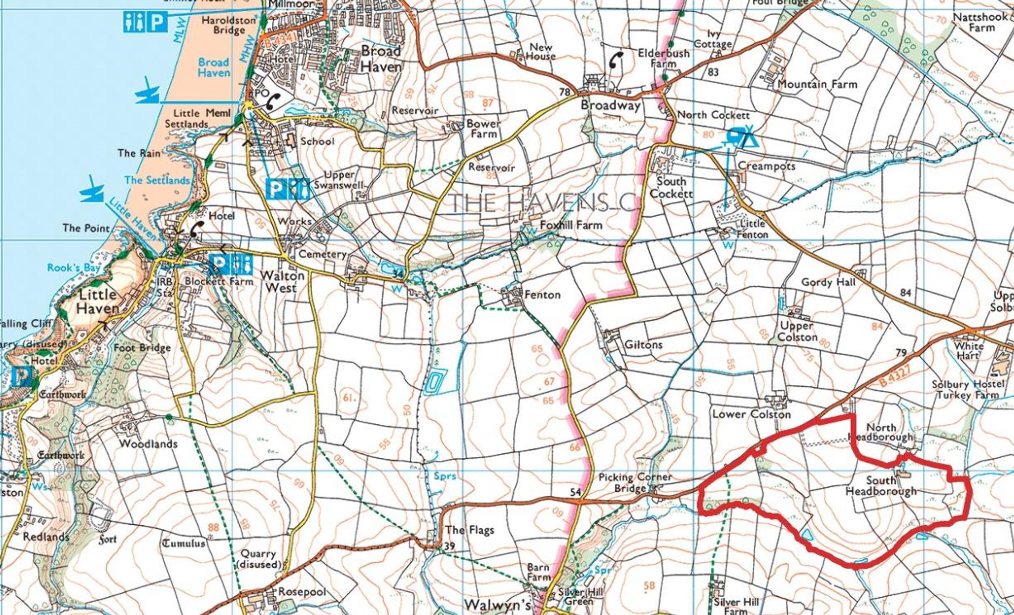 Floorplan for Walwyns Castle, Haverfordwest, SA62