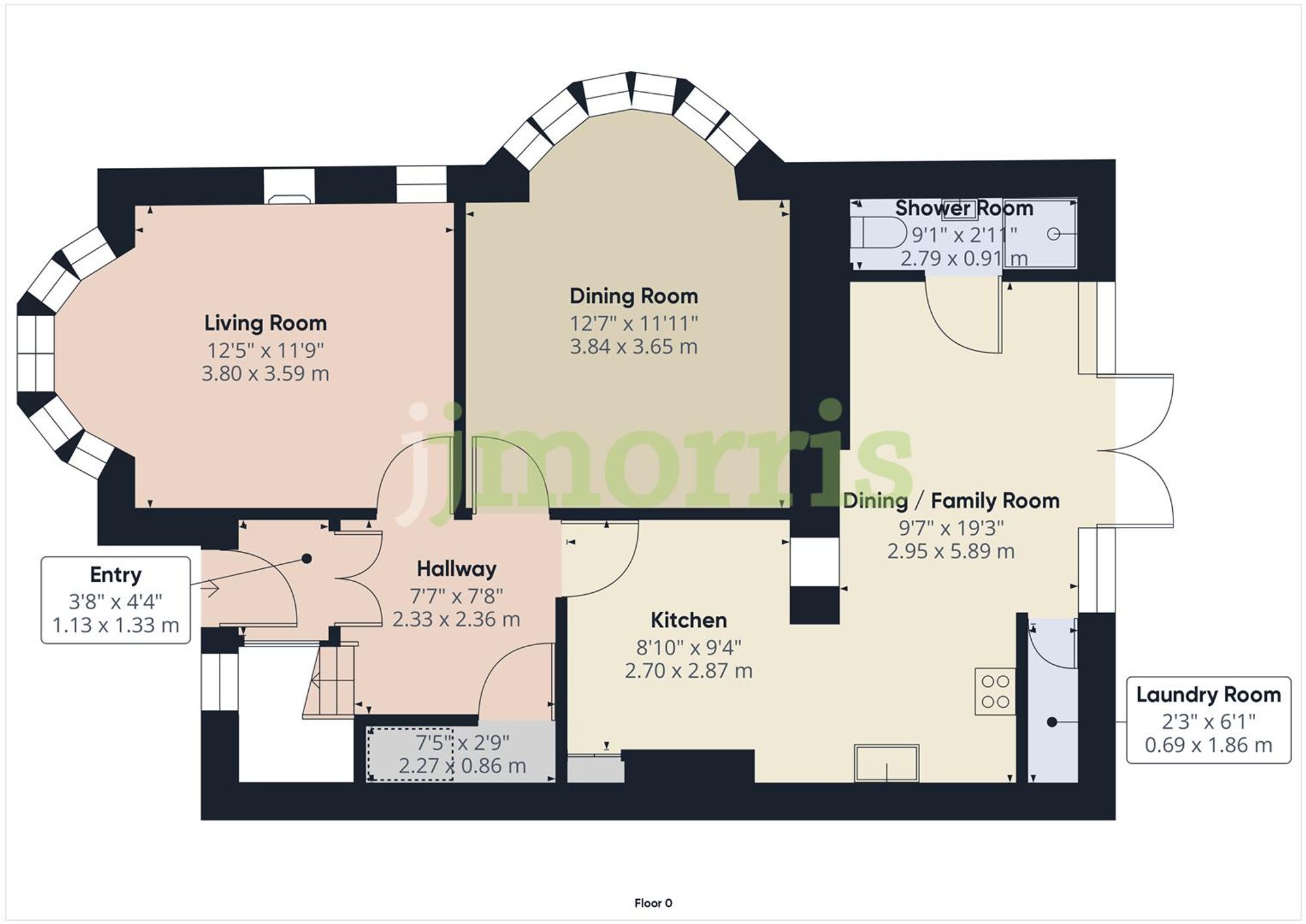 Floorplan for Penparc, Cardigan, SA43
