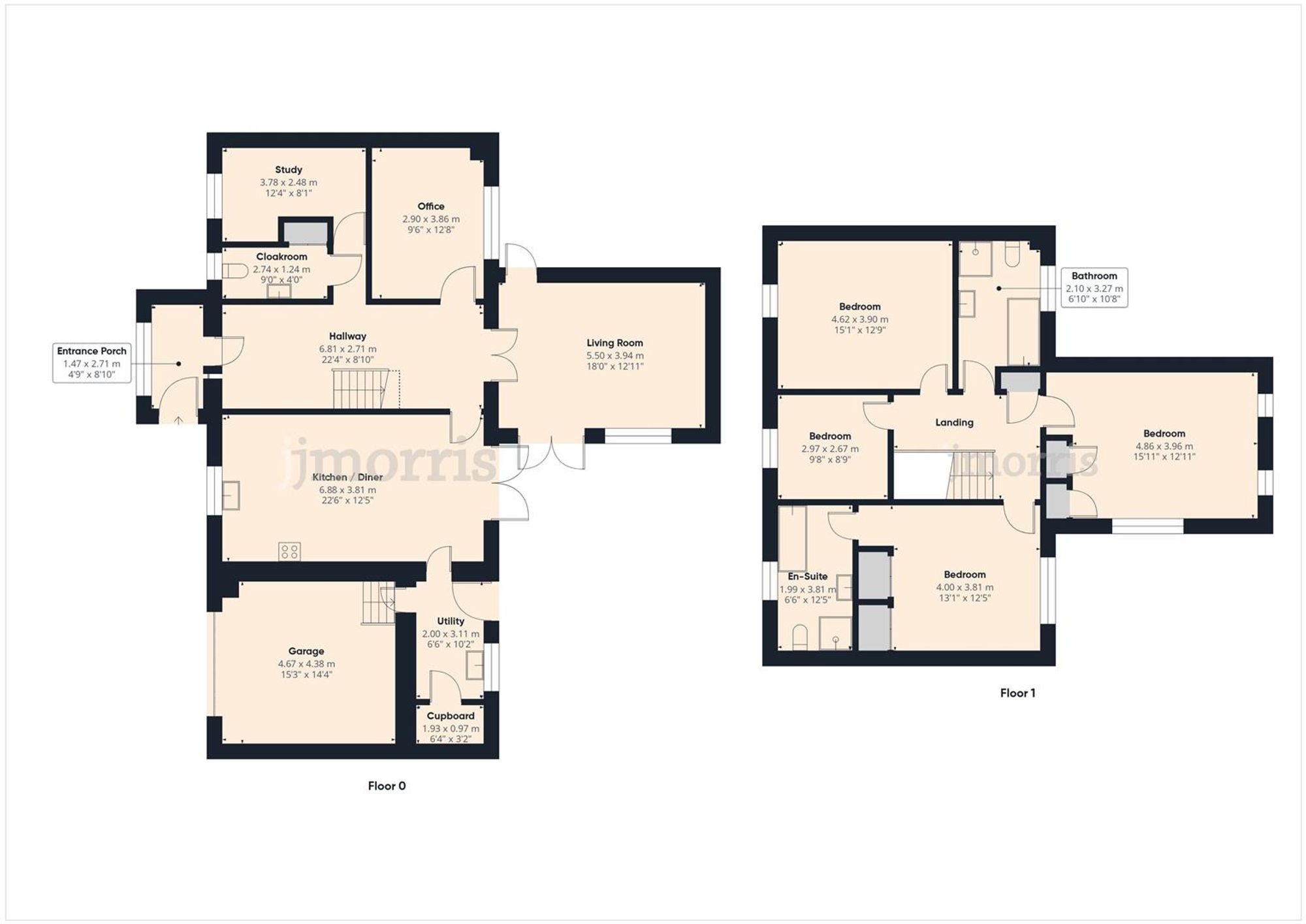 Floorplan for Llanfallteg, Whitland, SA34