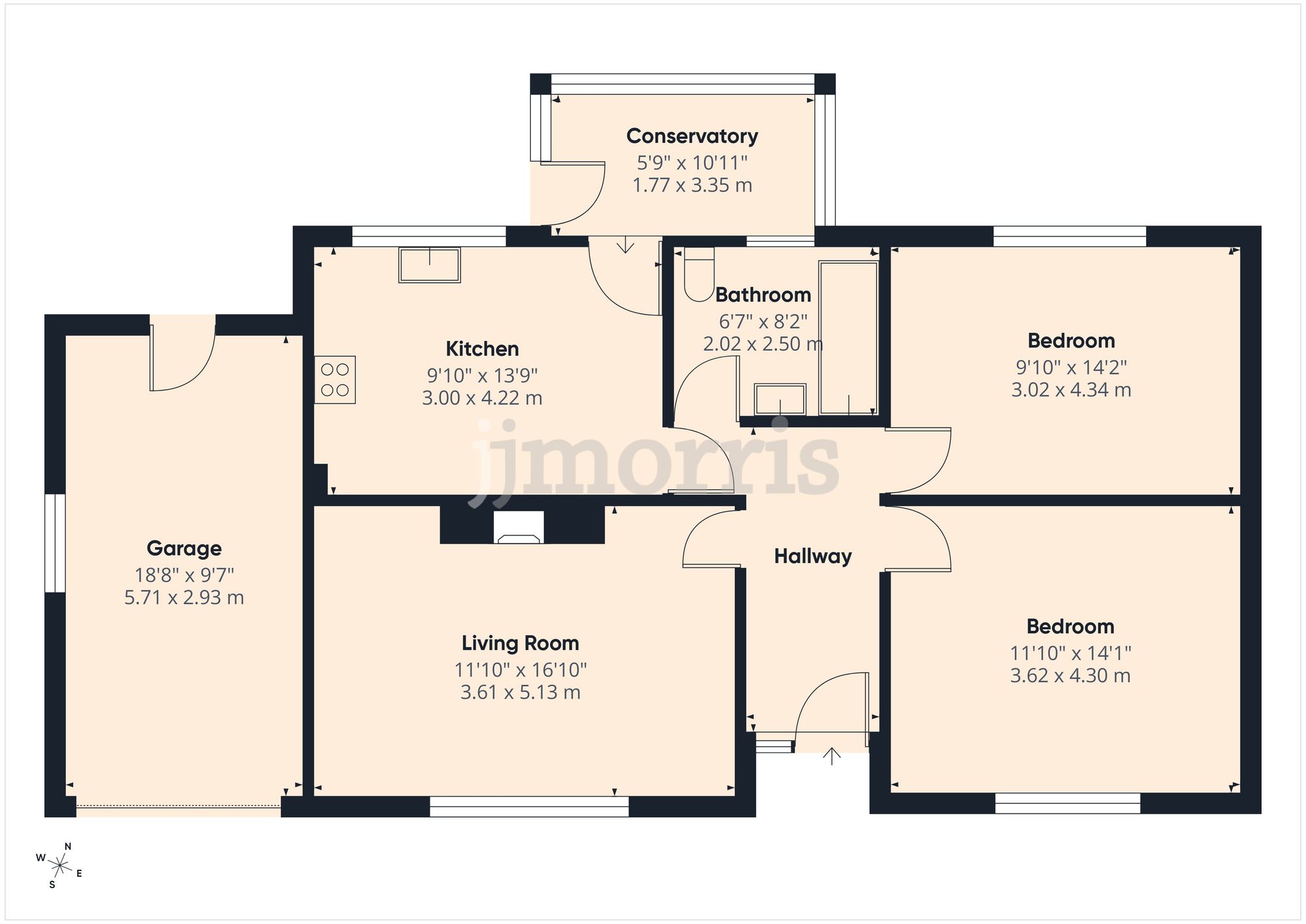 Floorplan for Whitehill, Cresselly, SA68