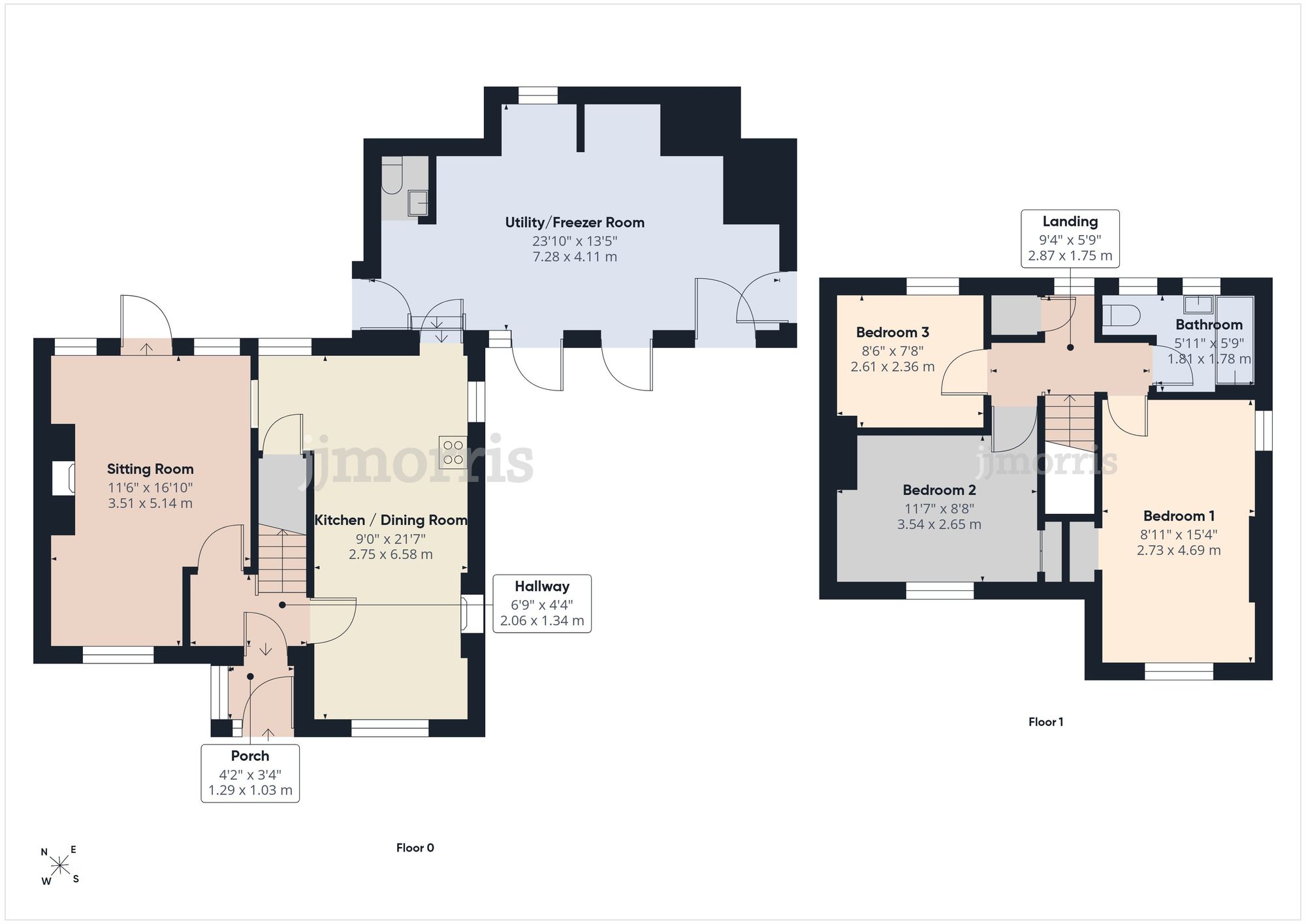 Floorplan for Heol Cerwyn, Fishguard, SA65