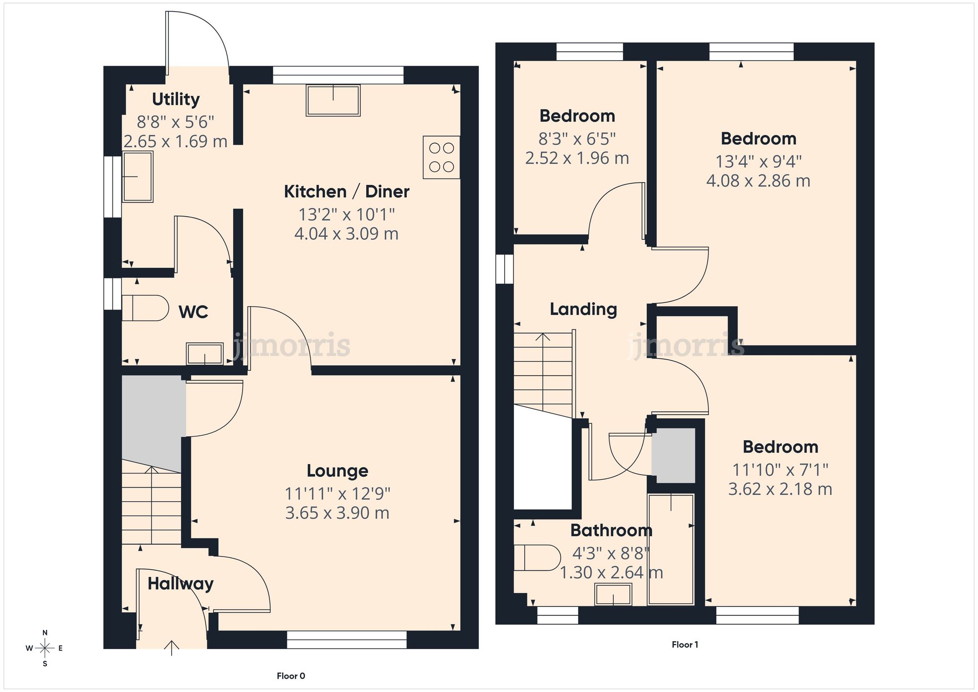 Floorplan for Whitland, SA34