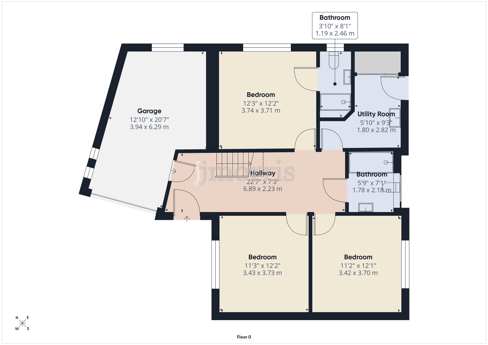 Floorplan for Dolphin Court, New Quay, SA45