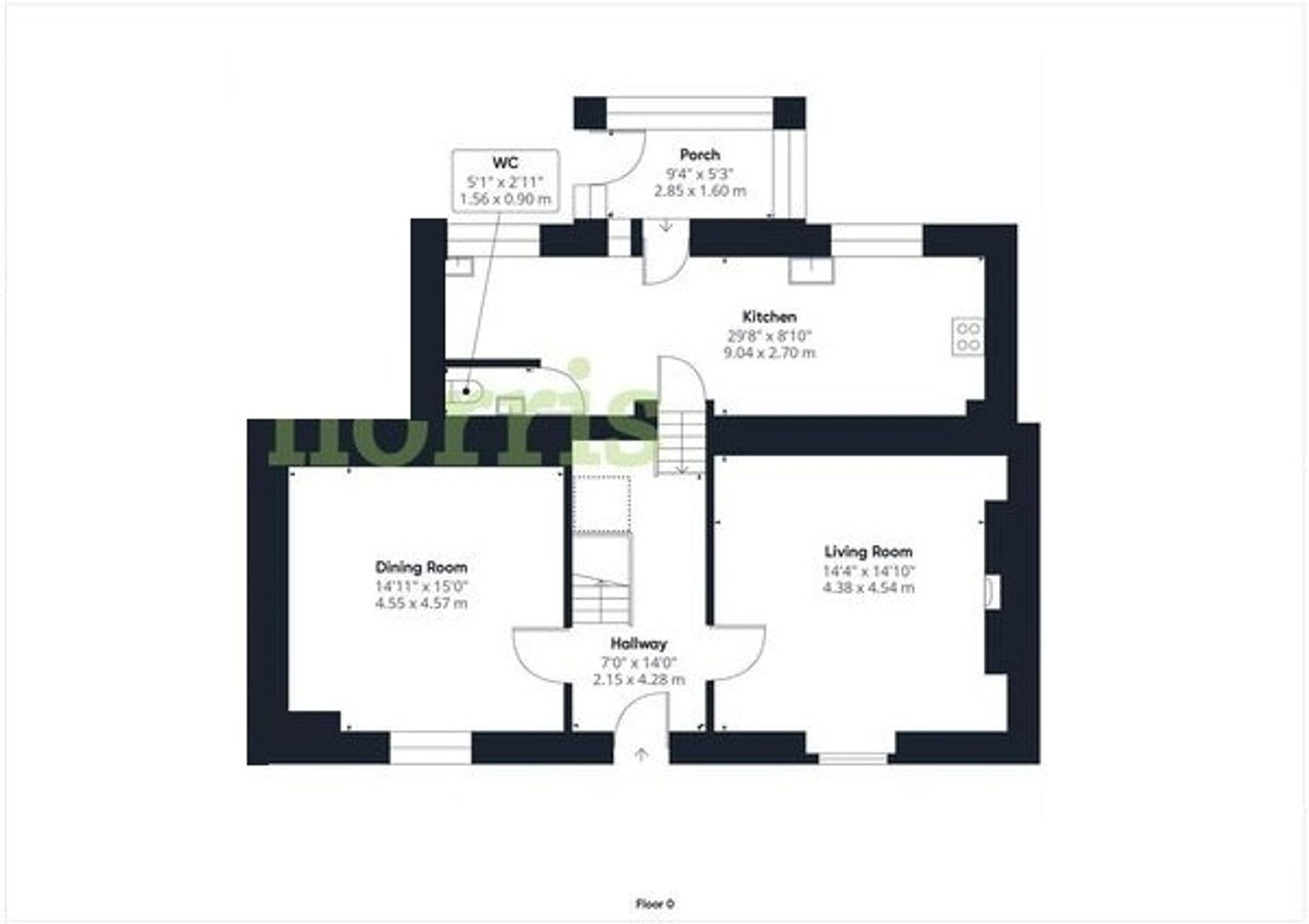 Floorplan for Lampeter Velfrey, Narberth, SA67