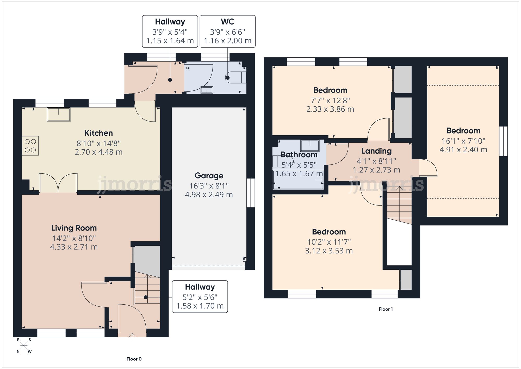 Floorplan for Heol Ty Newydd, Cilgerran, SA43