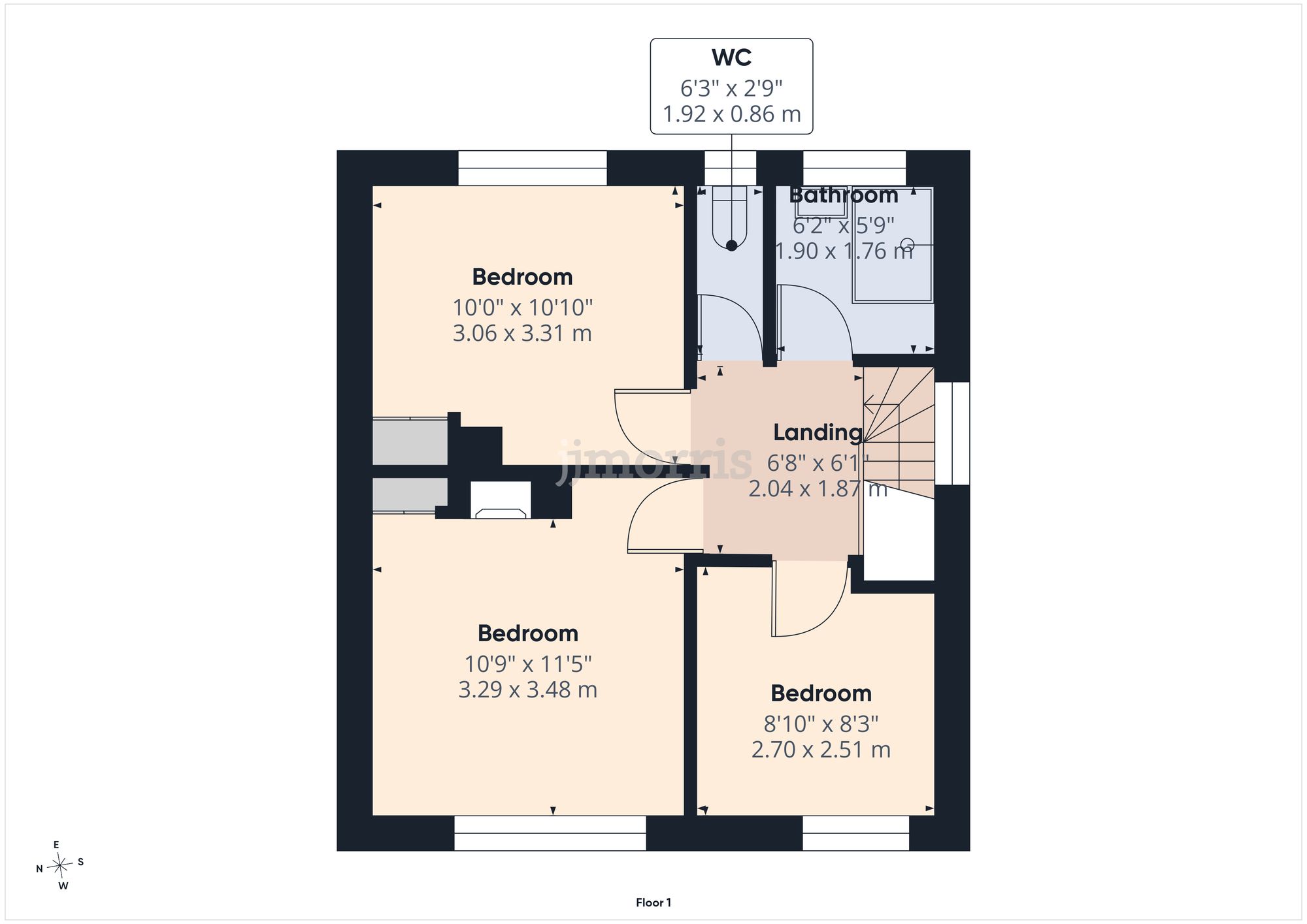 Floorplan for Bro Hawen, Rhydlewis, SA44