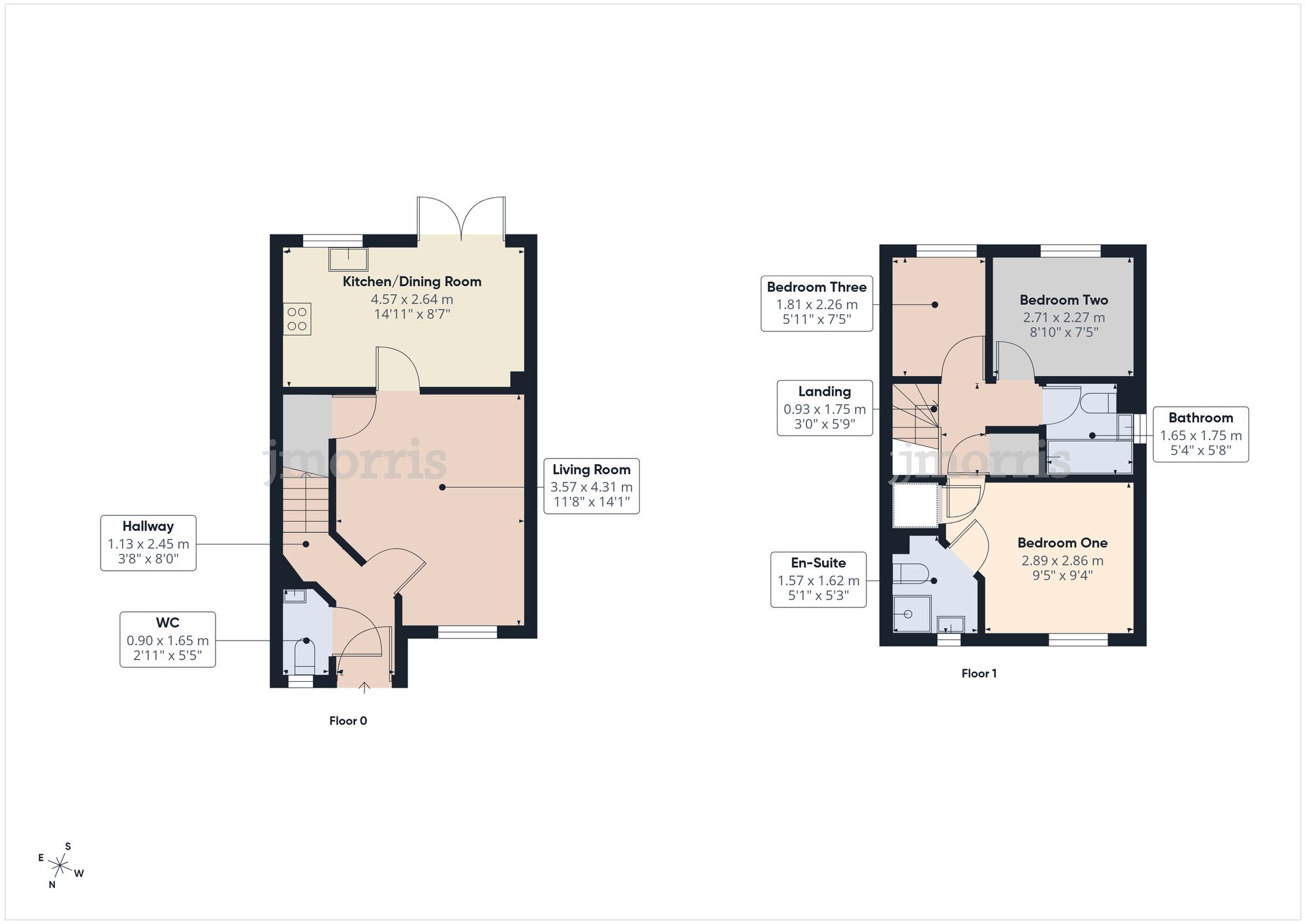 Floorplan for Tasker Way, Haverfordwest, SA61