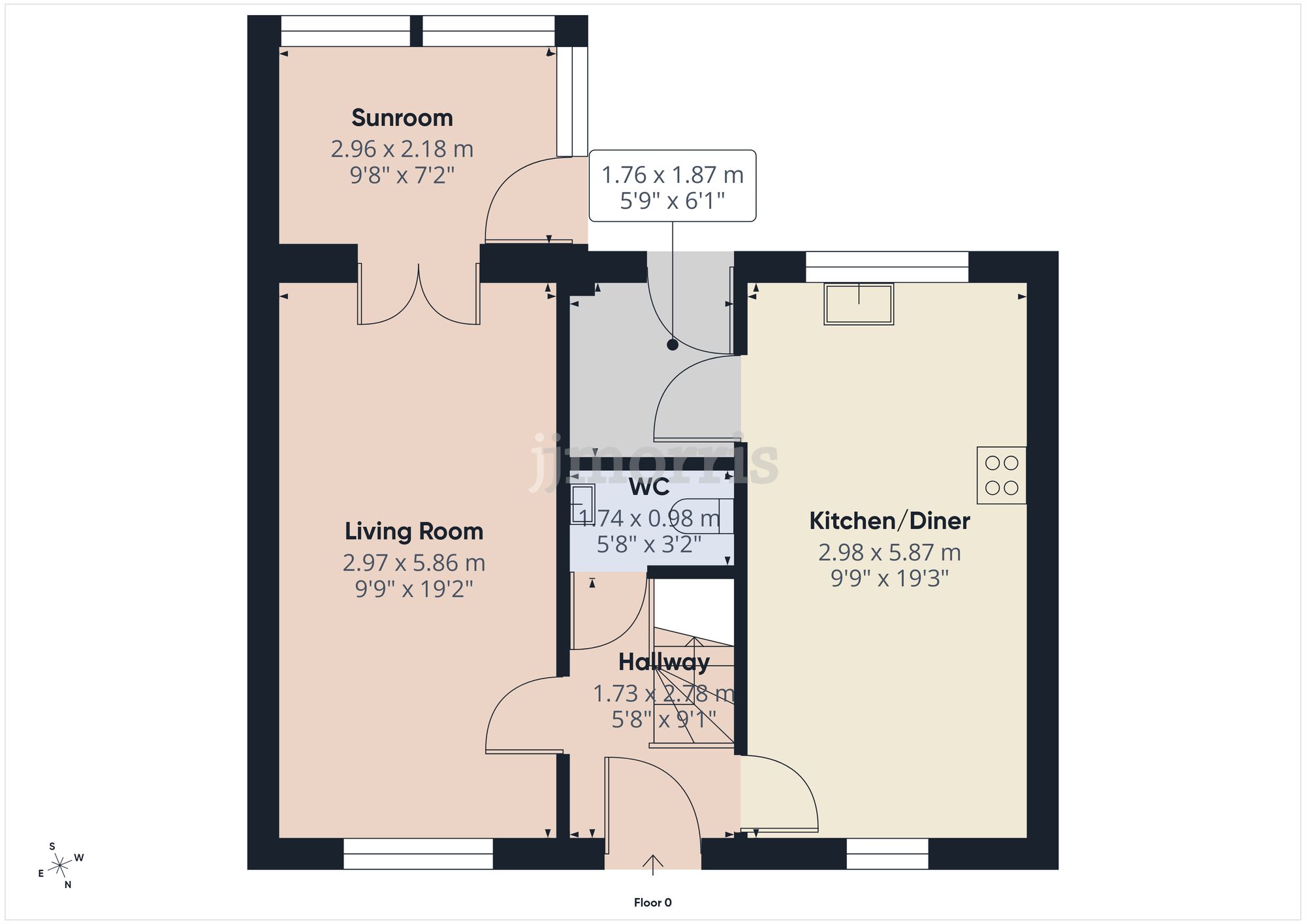 Floorplan for Church Street, Cilgerran, SA43