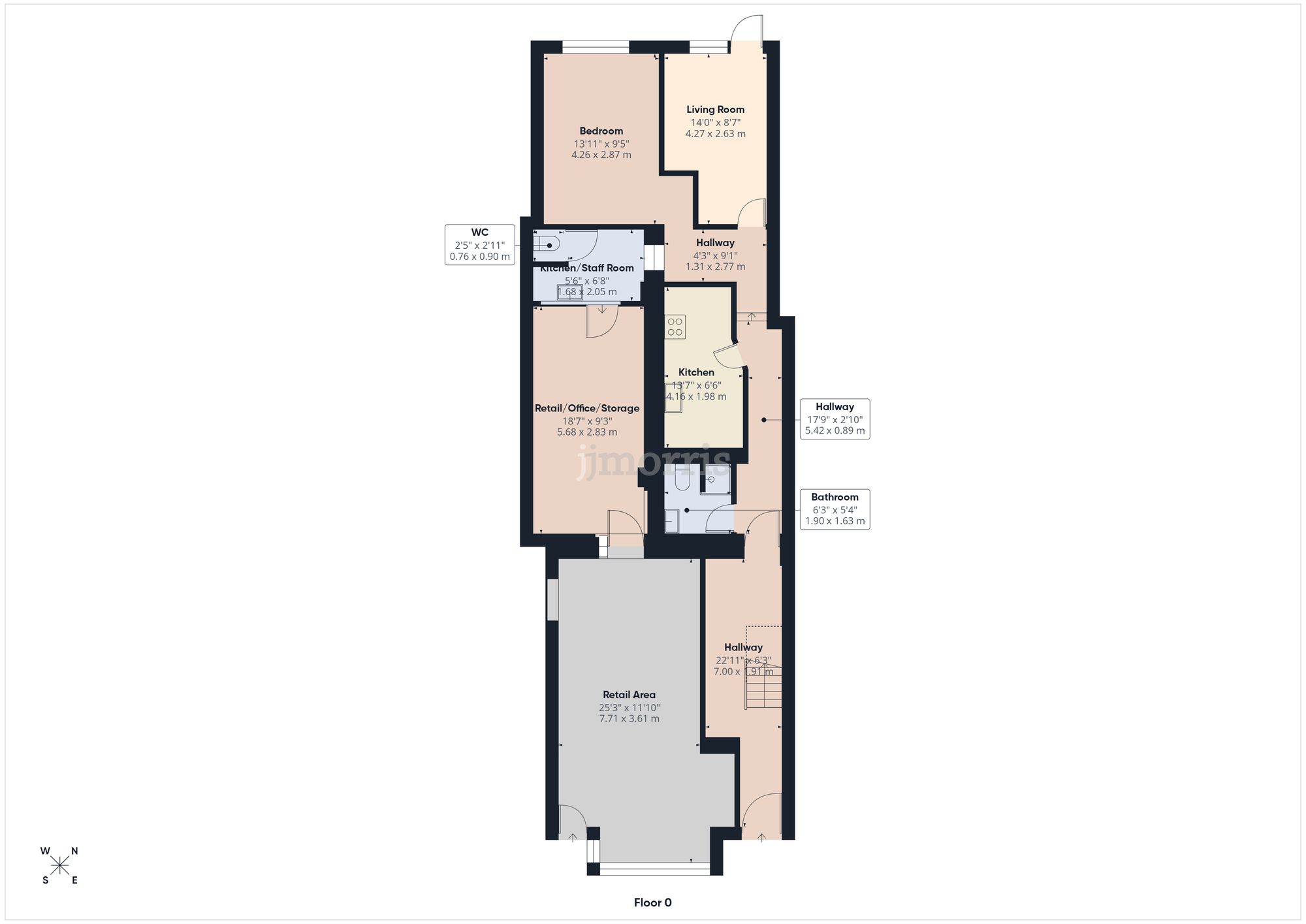 Floorplan for Pendre, Cardigan, SA43
