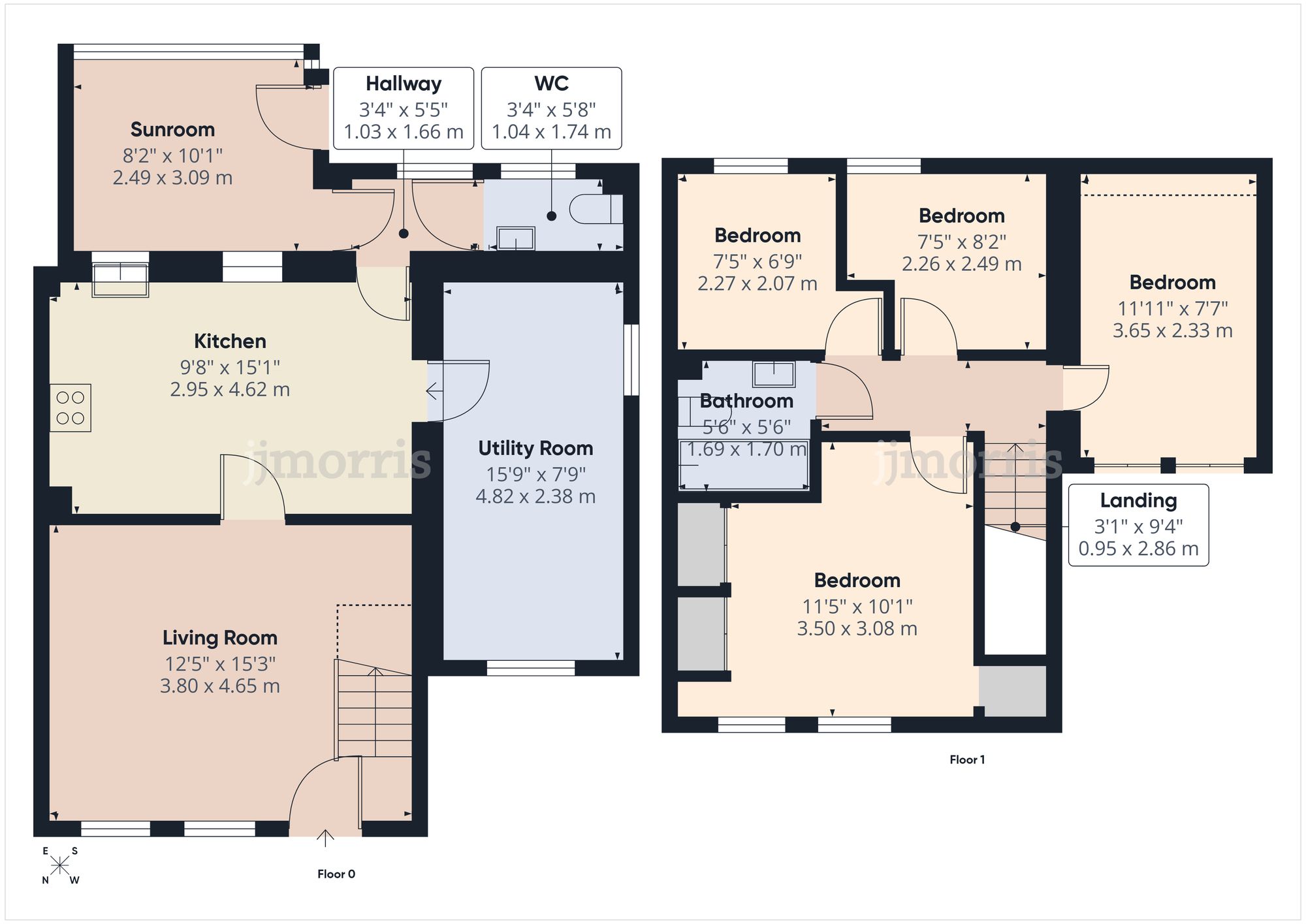 Floorplan for Heol Ty Newydd, Cilgerran, SA43