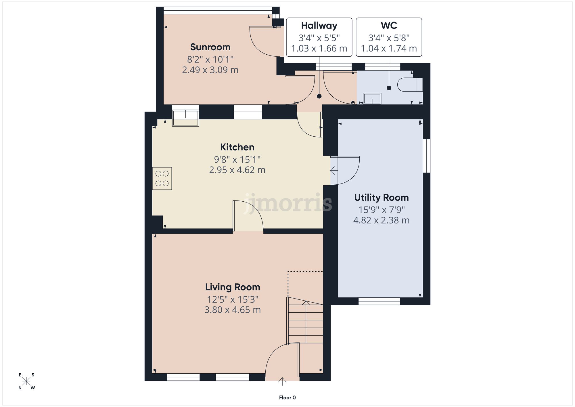 Floorplan for Heol Ty Newydd, Cilgerran, SA43