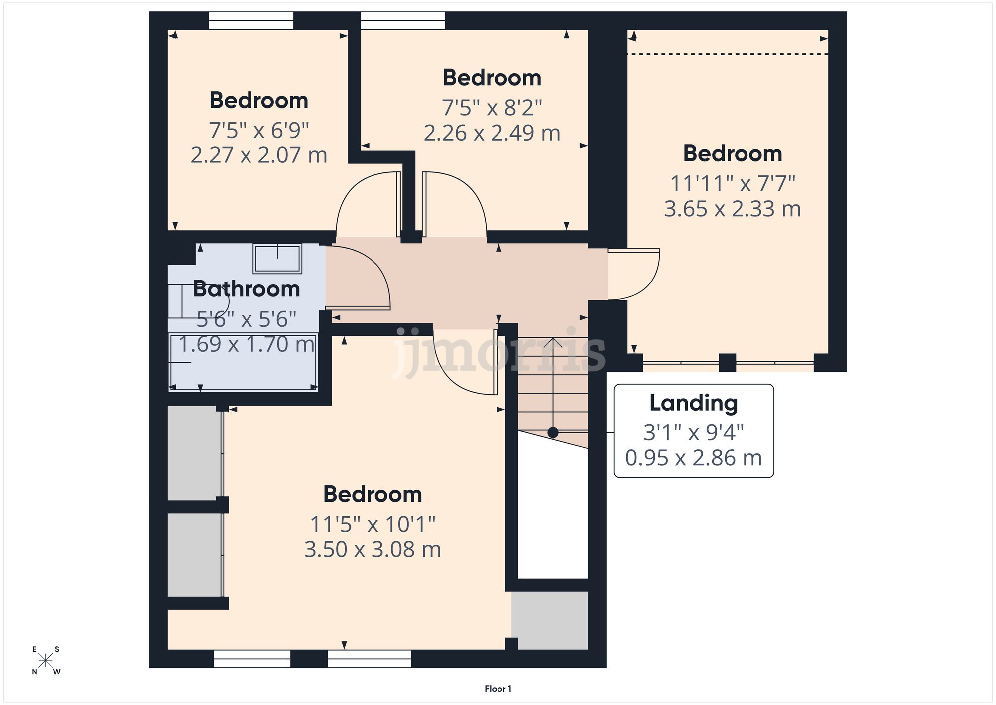 Floorplan for Heol Ty Newydd, Cilgerran, SA43