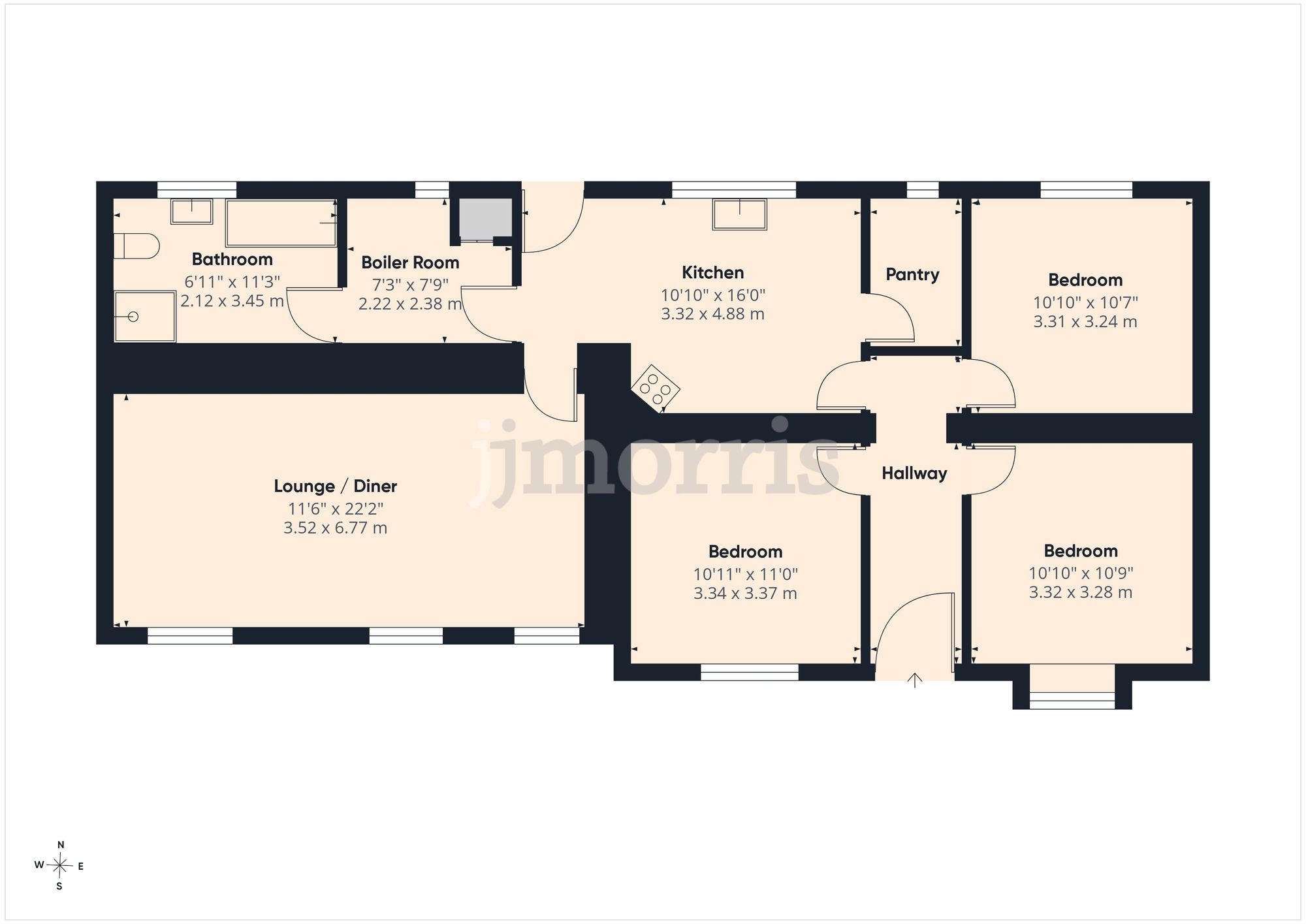 Floorplan for Begelly, Thomas Chapel, SA68