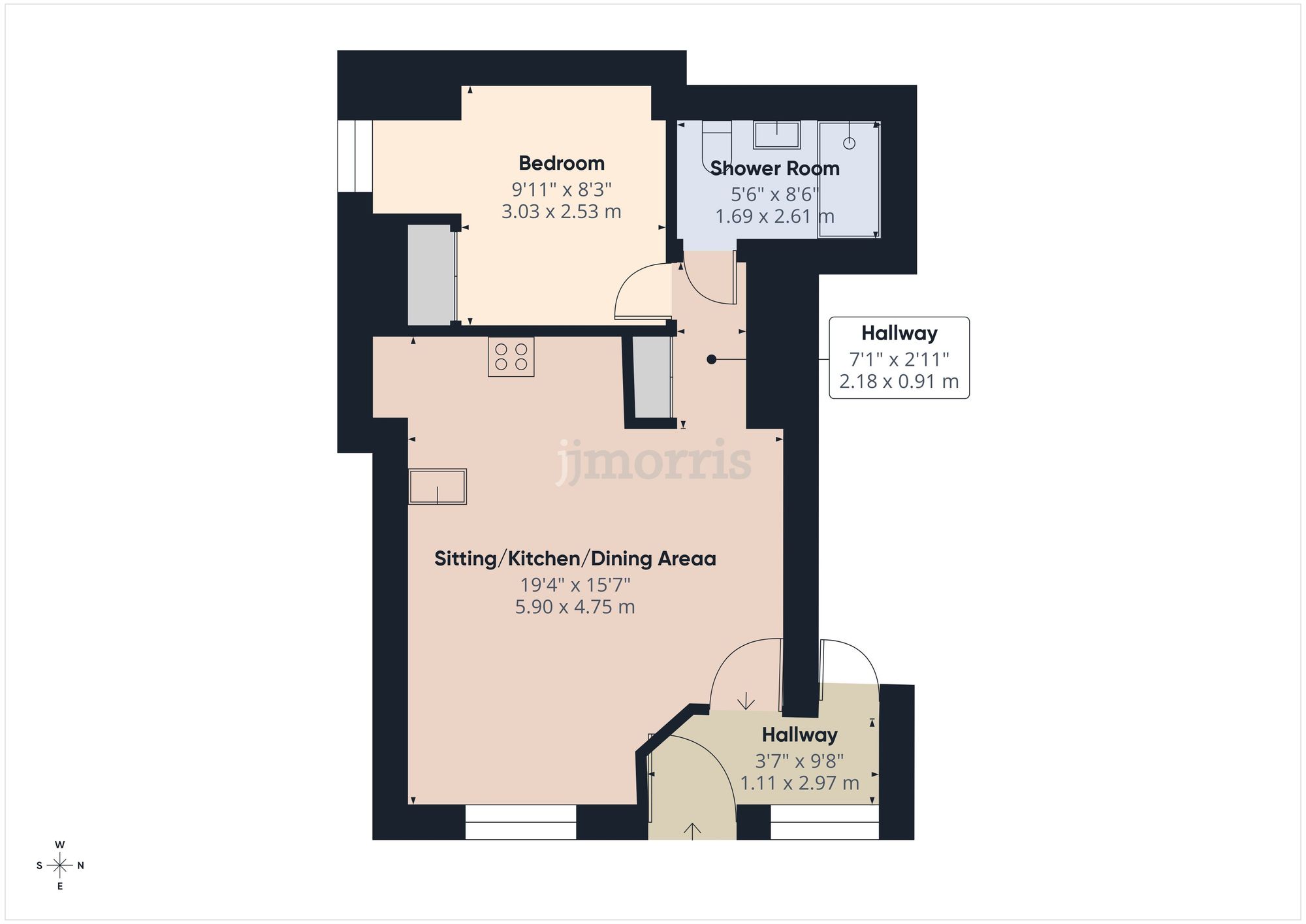 Floorplan for St. Nons Close, St. Davids, SA62