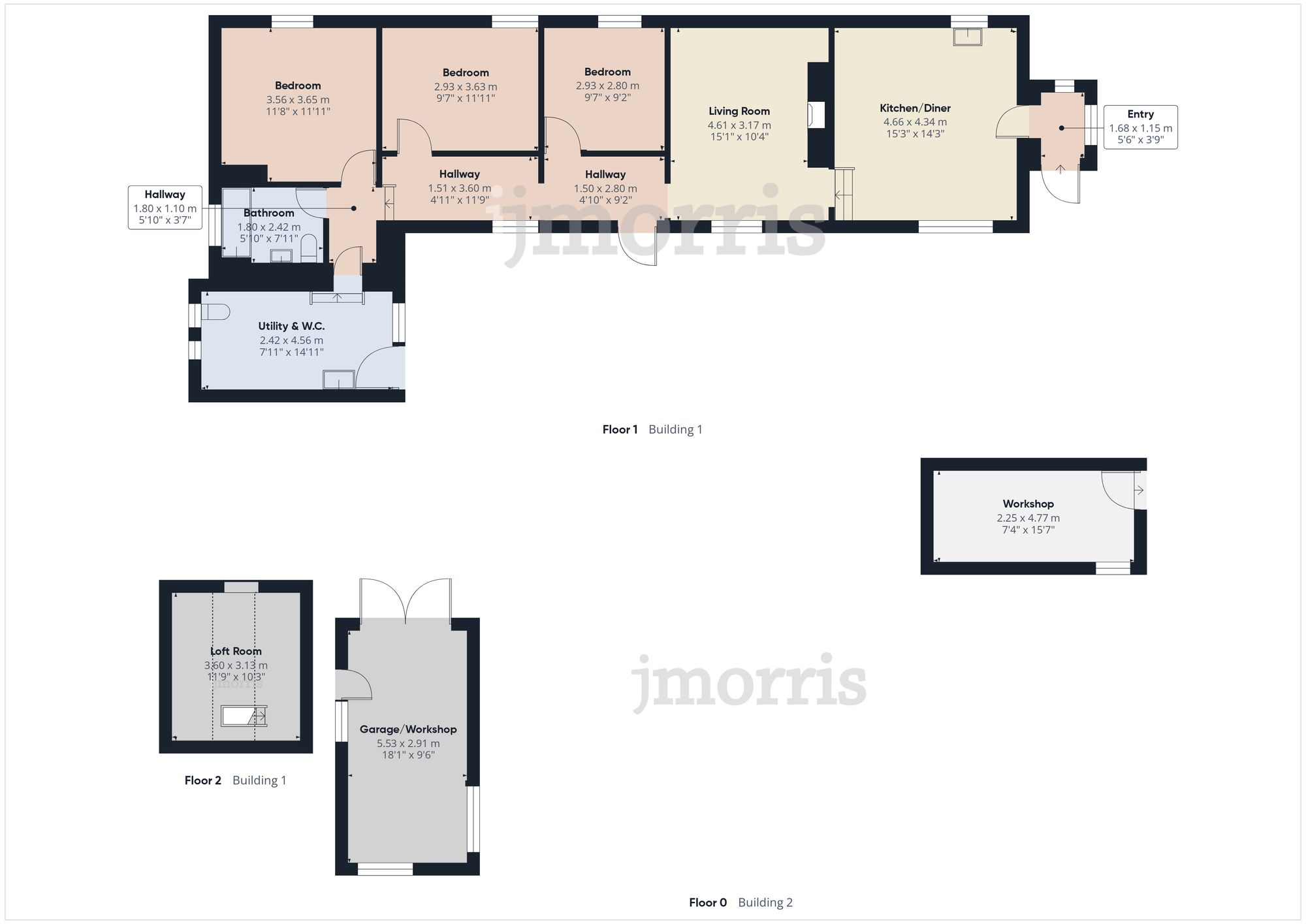 Floorplan for Capel Iwan, Newcastle Emlyn, SA38