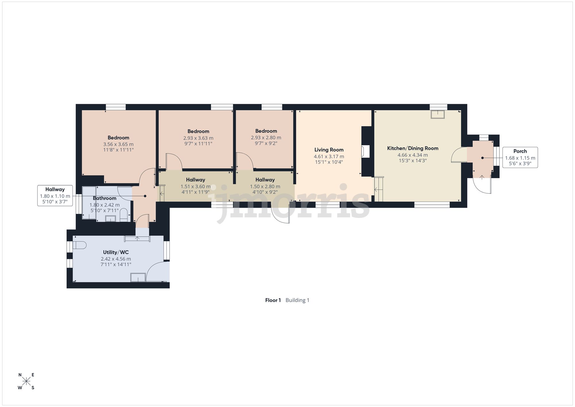 Floorplan for Capel Iwan, Newcastle Emlyn, SA38