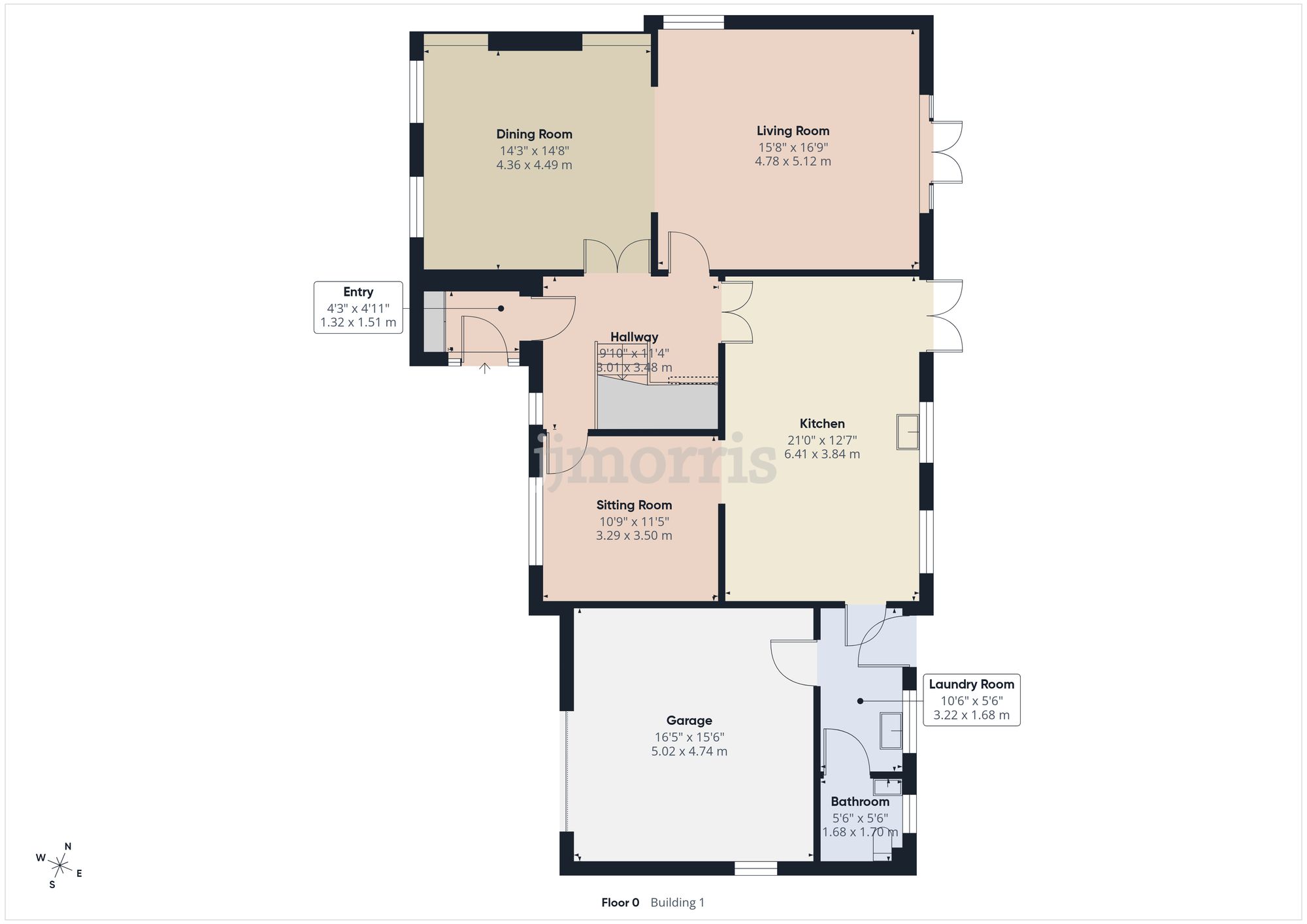 Floorplan for Clos-Y-Gwyddil, Ferwig, SA43