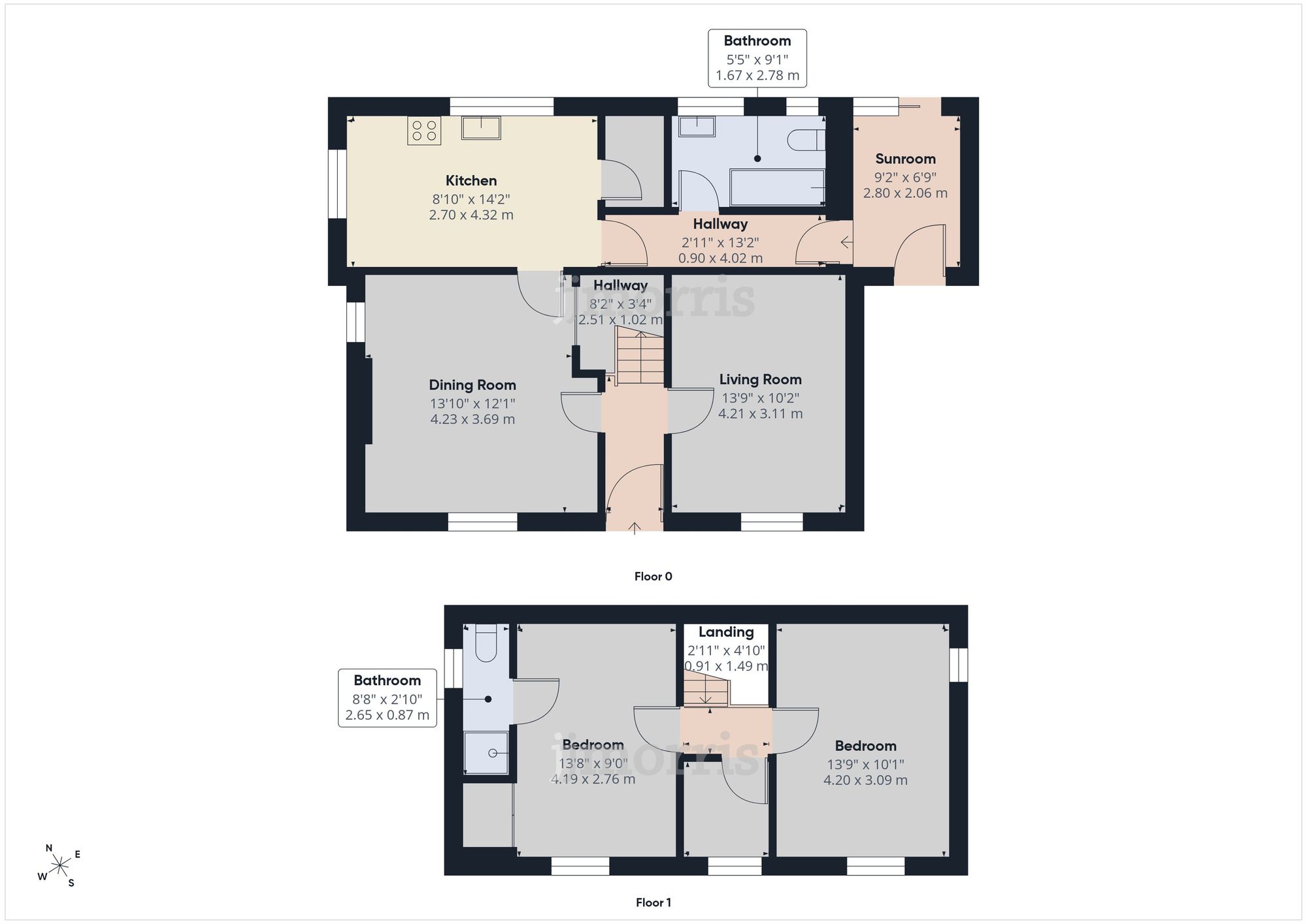 Floorplan for Cefnypant, Whitland, SA34