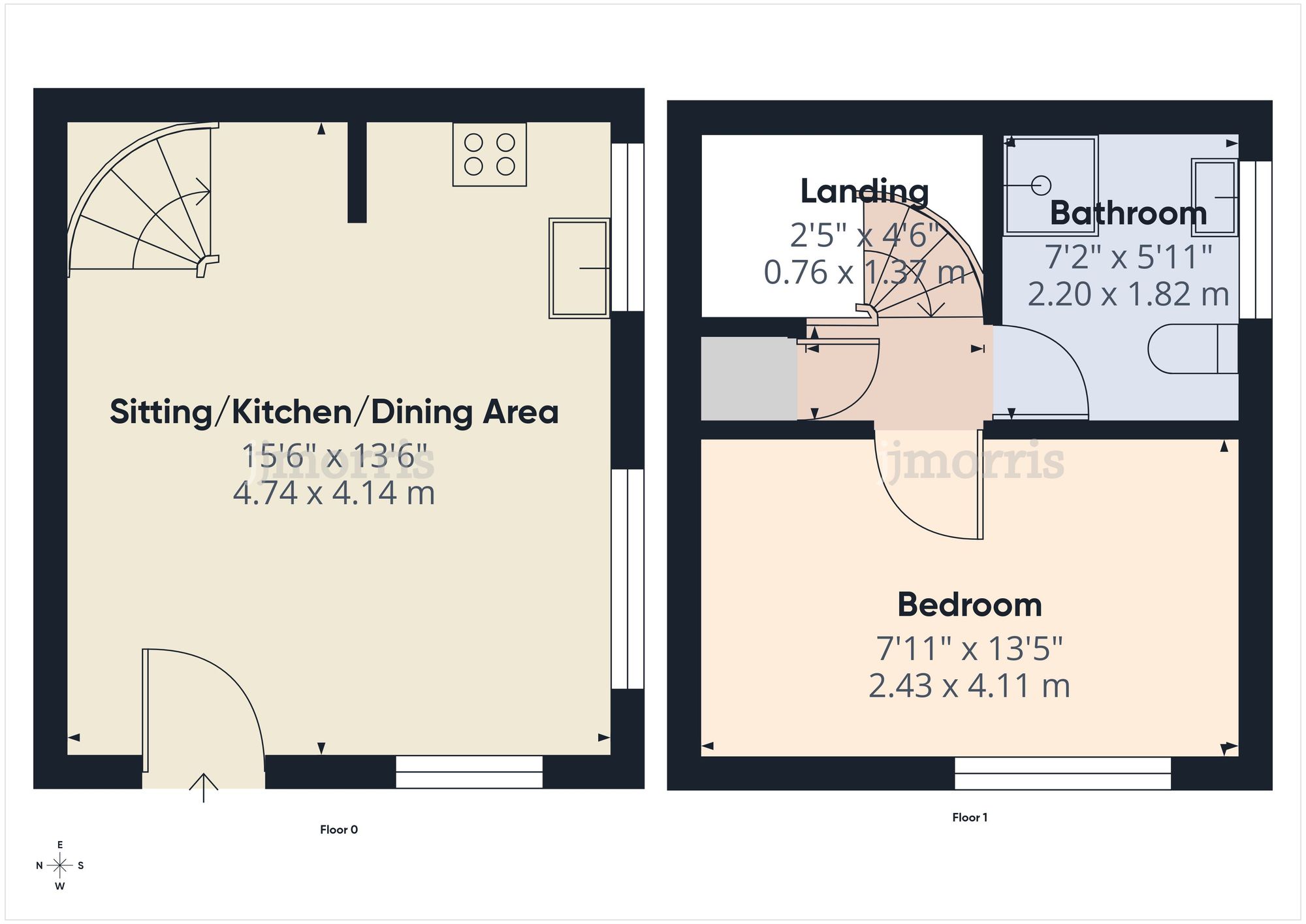 Floorplan for Tlysfan, Fishguard, SA65