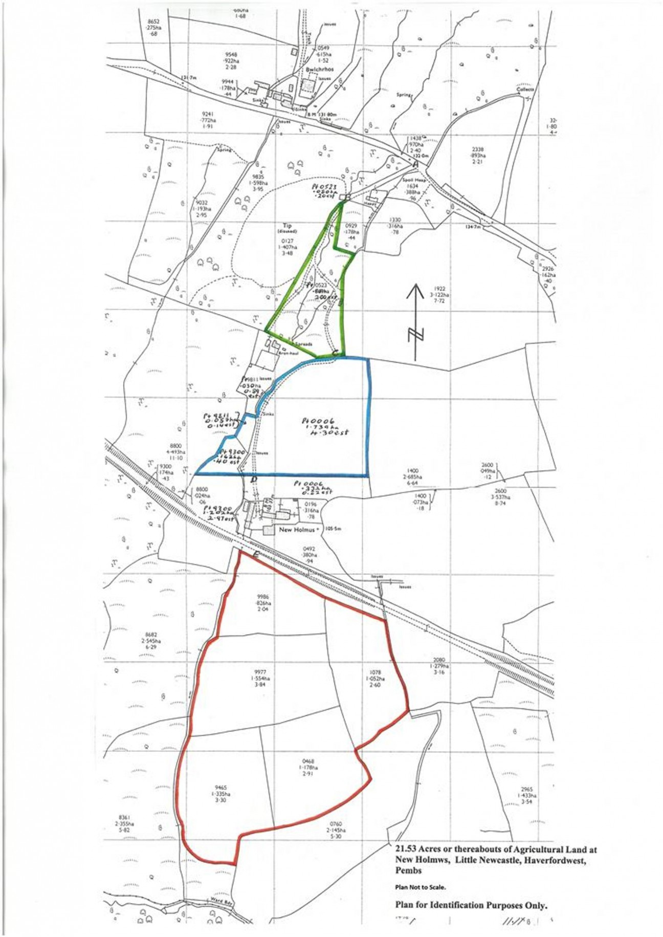 At New Holmus, Little Newcastle, SA62