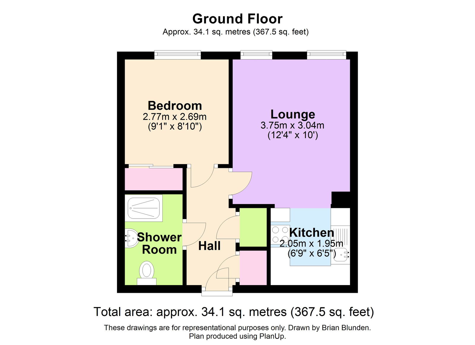 Floorplan for Dormer Lodge Coulsdon Road, Coulsdon