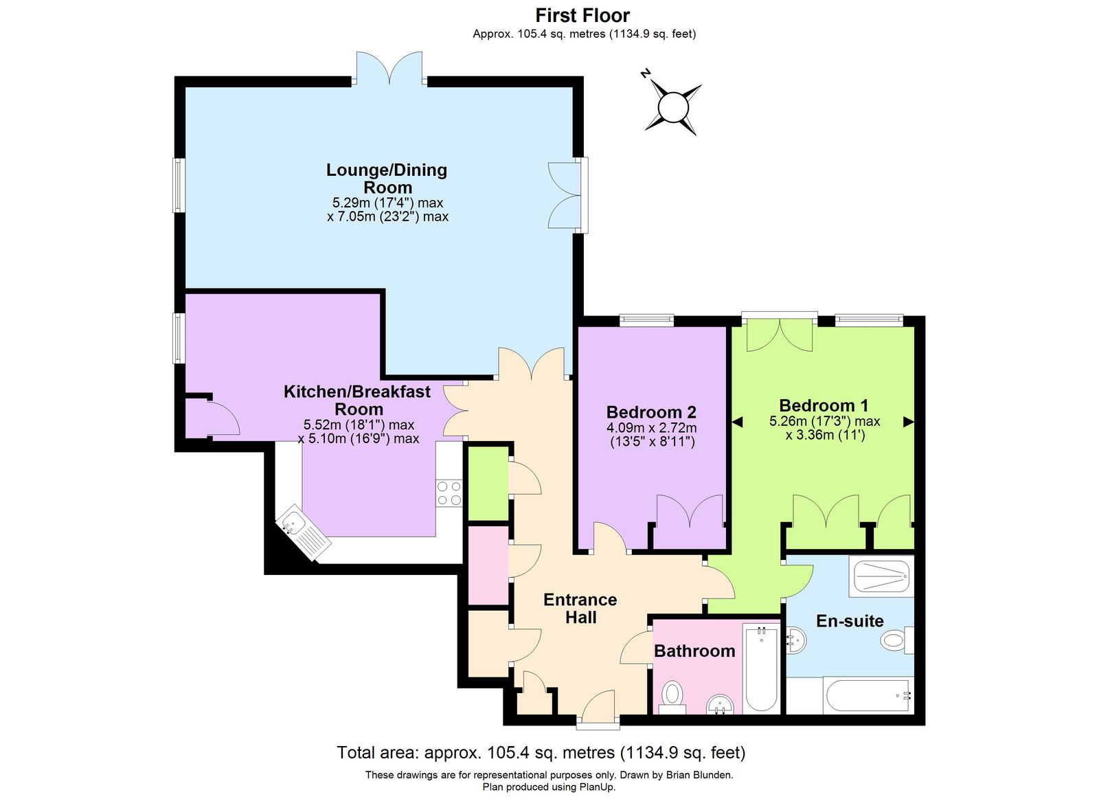 Floorplan for Boundary Point Coldstream Road, Caterham
