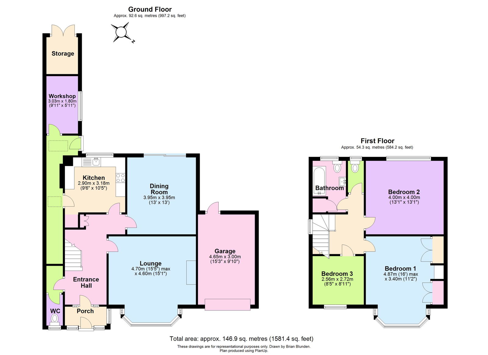 Floorplan for Coulsdon