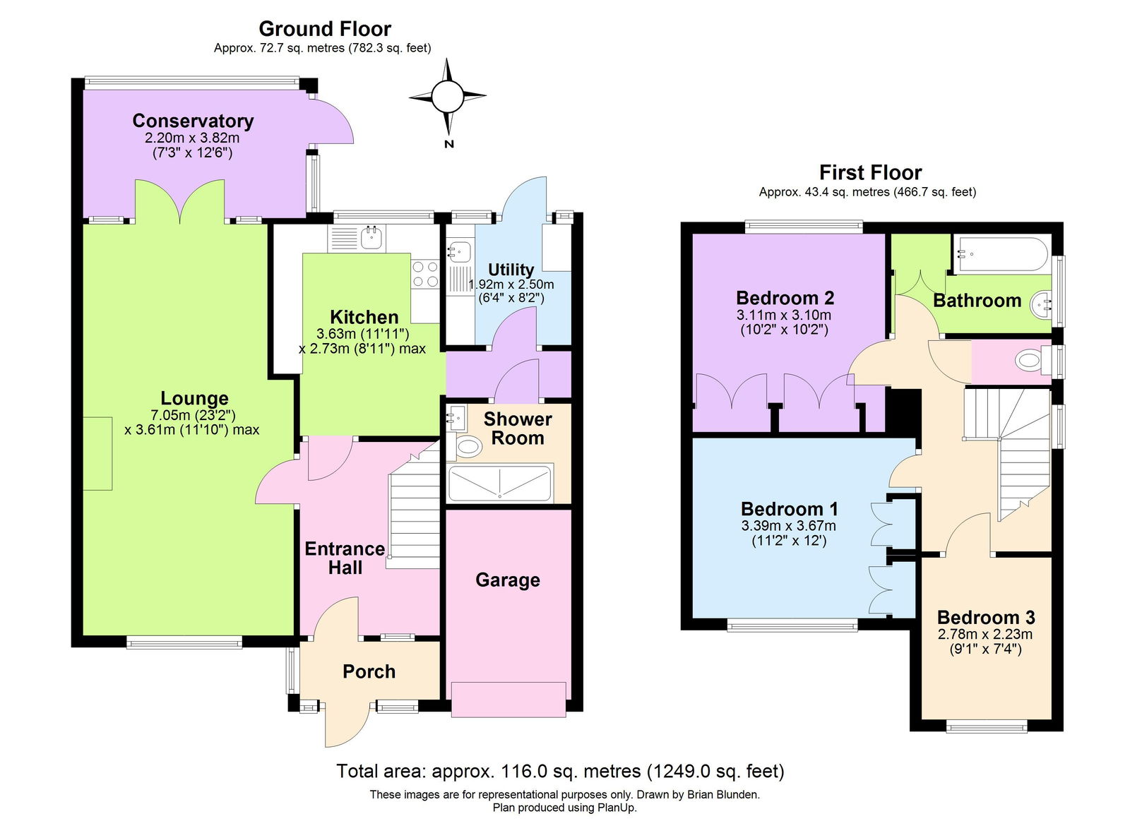Floorplan for Carew Close, Coulsdon, CR5 1QS