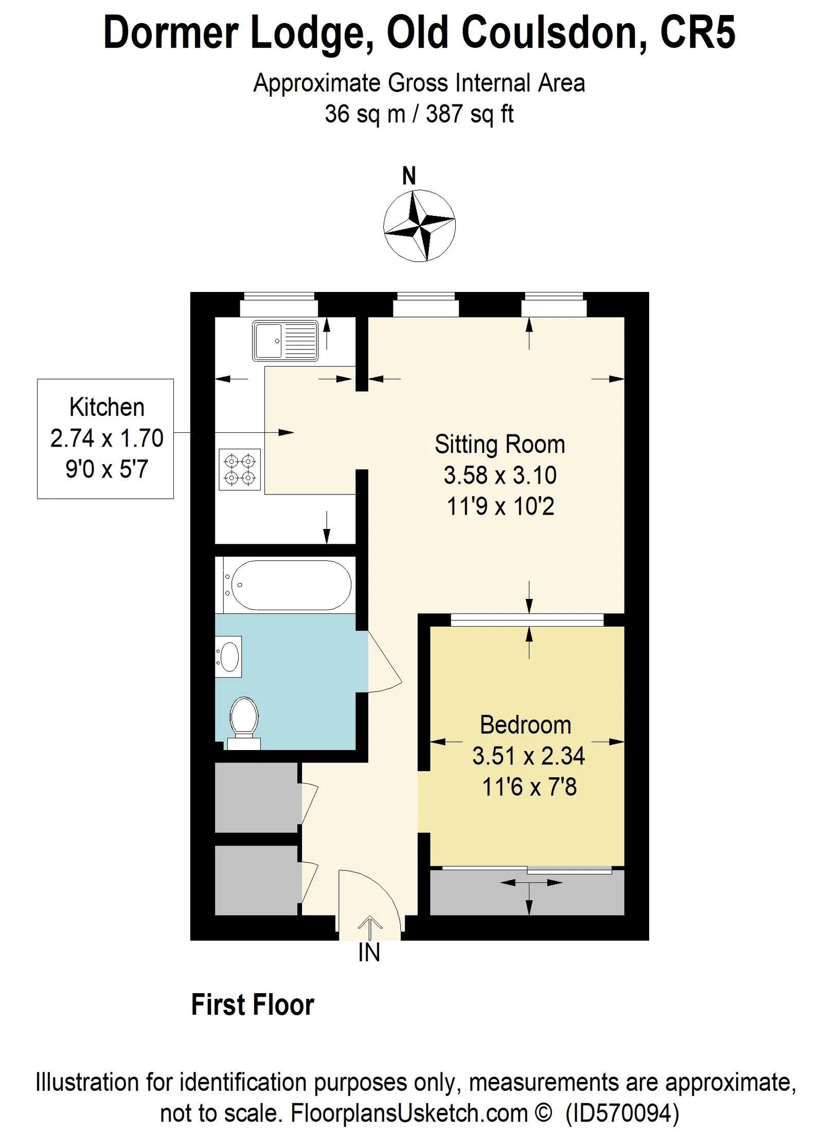 Floorplan for Coulsdon Road, Old Coulsdon, CR5 1EA